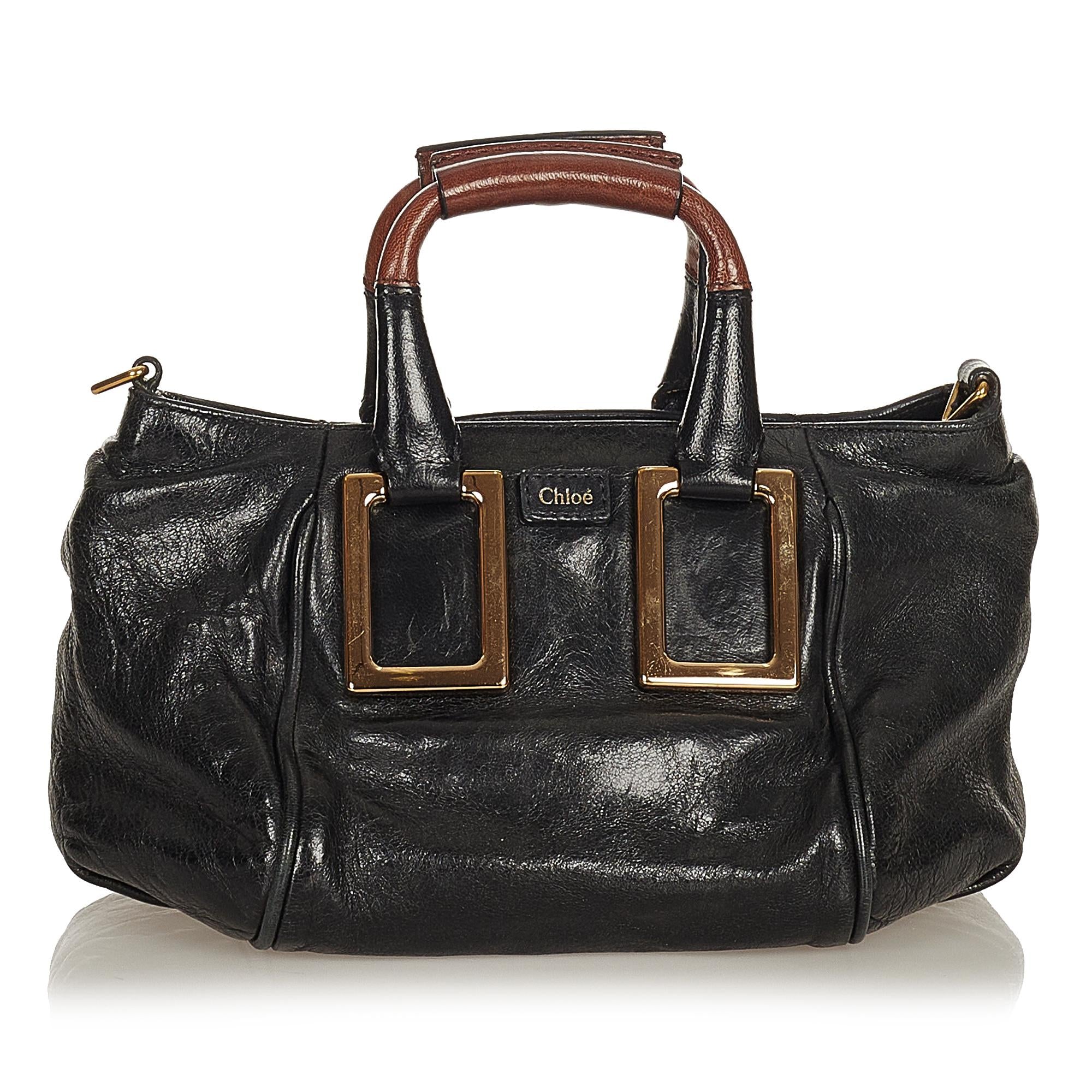 Chloe Ethel Leather Satchel (SHG-27078)