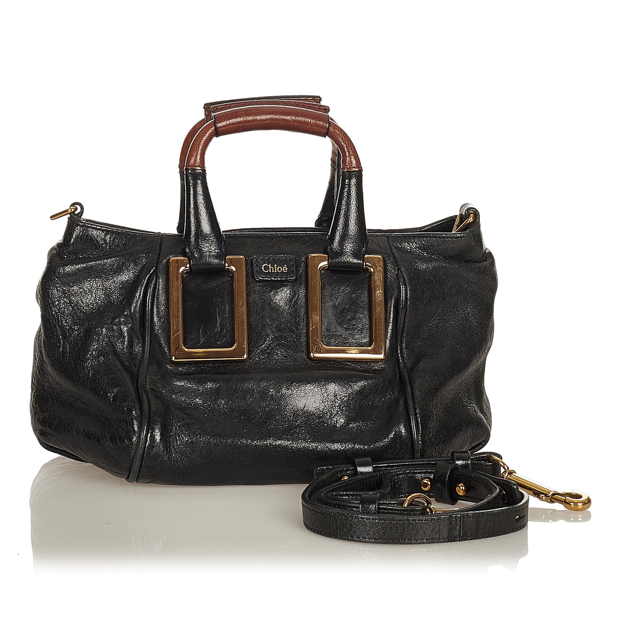 Chloe Ethel Leather Satchel (SHG-27078)
