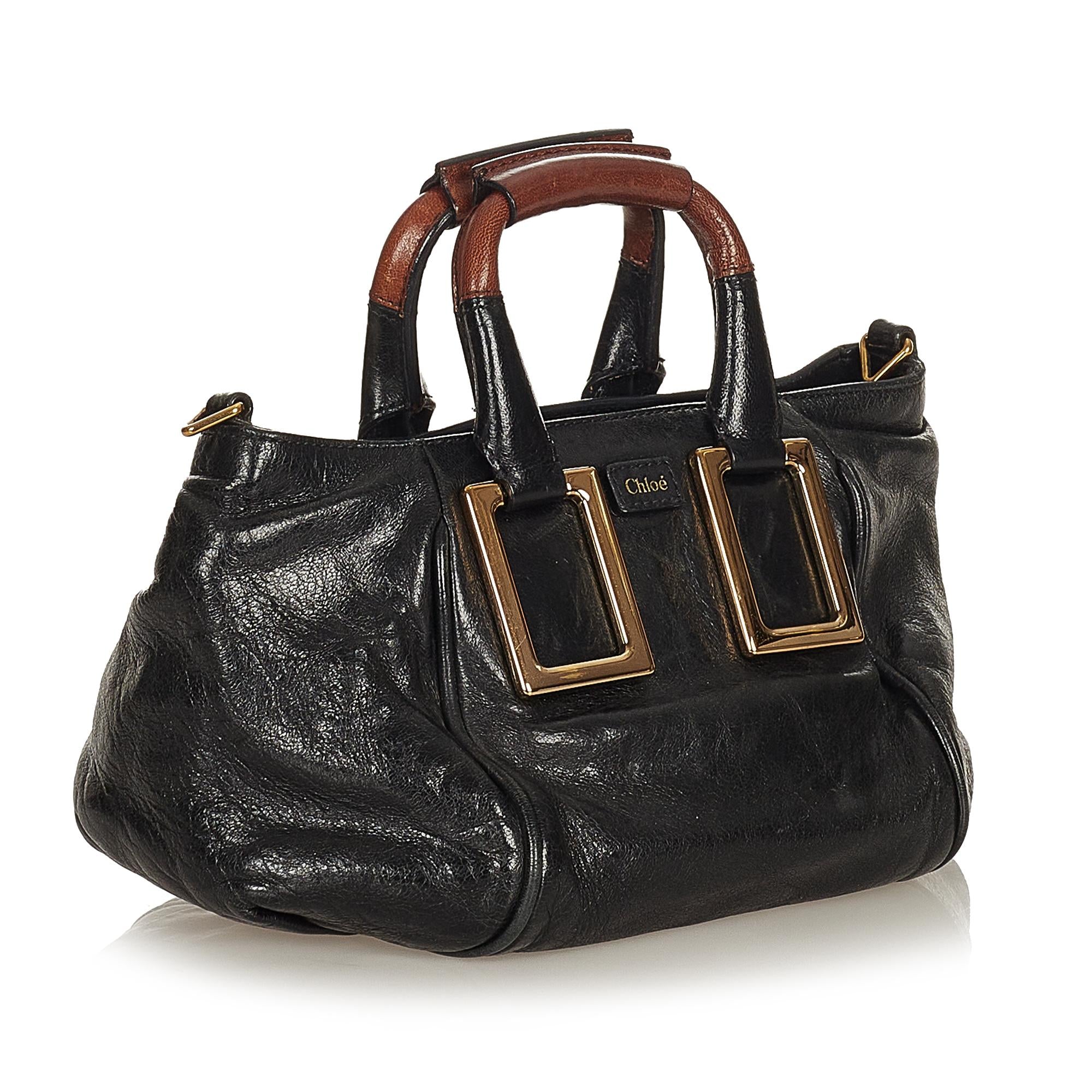 Chloe Ethel Leather Satchel (SHG-27078)