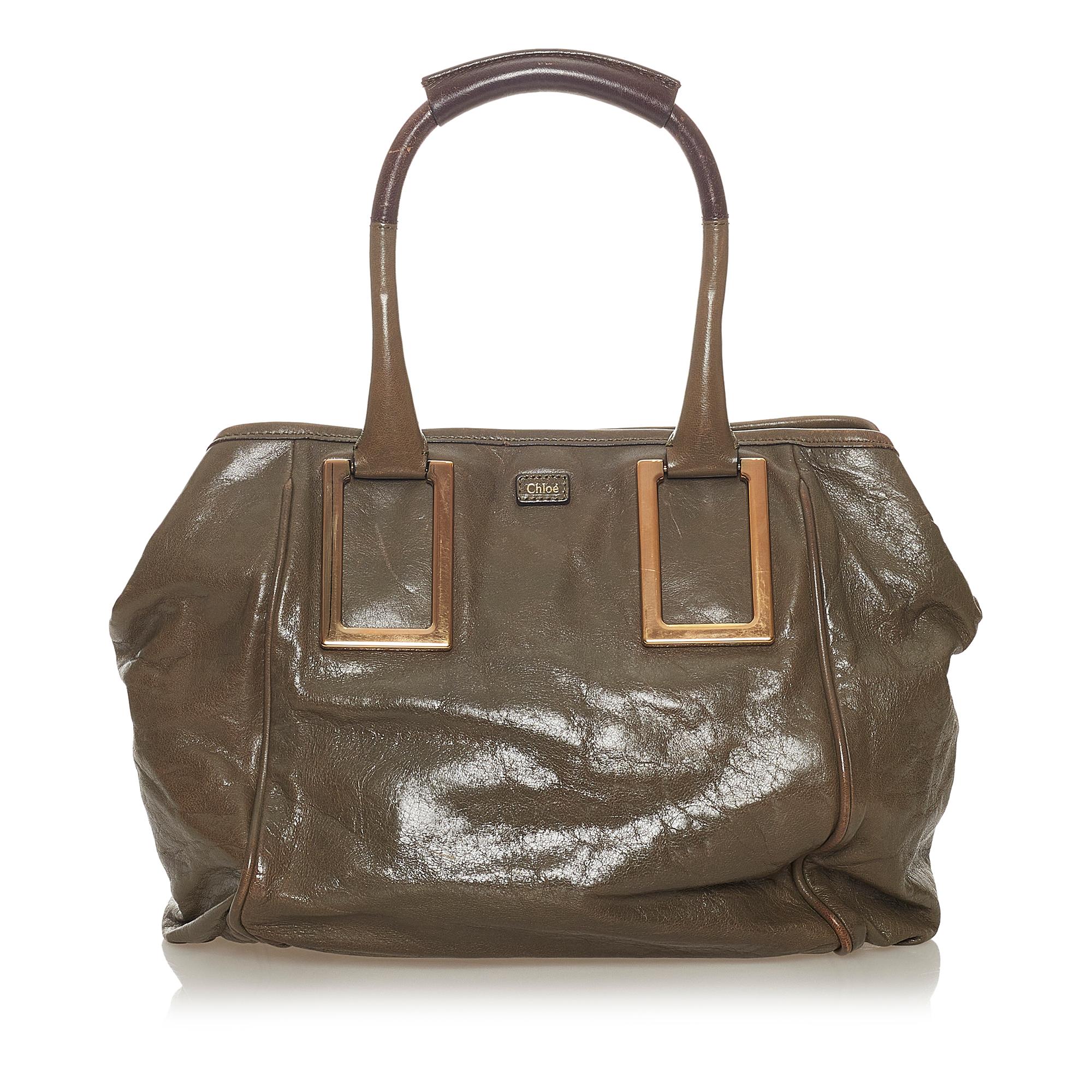 Chloe Ethel Leather Satchel (SHG-27470)