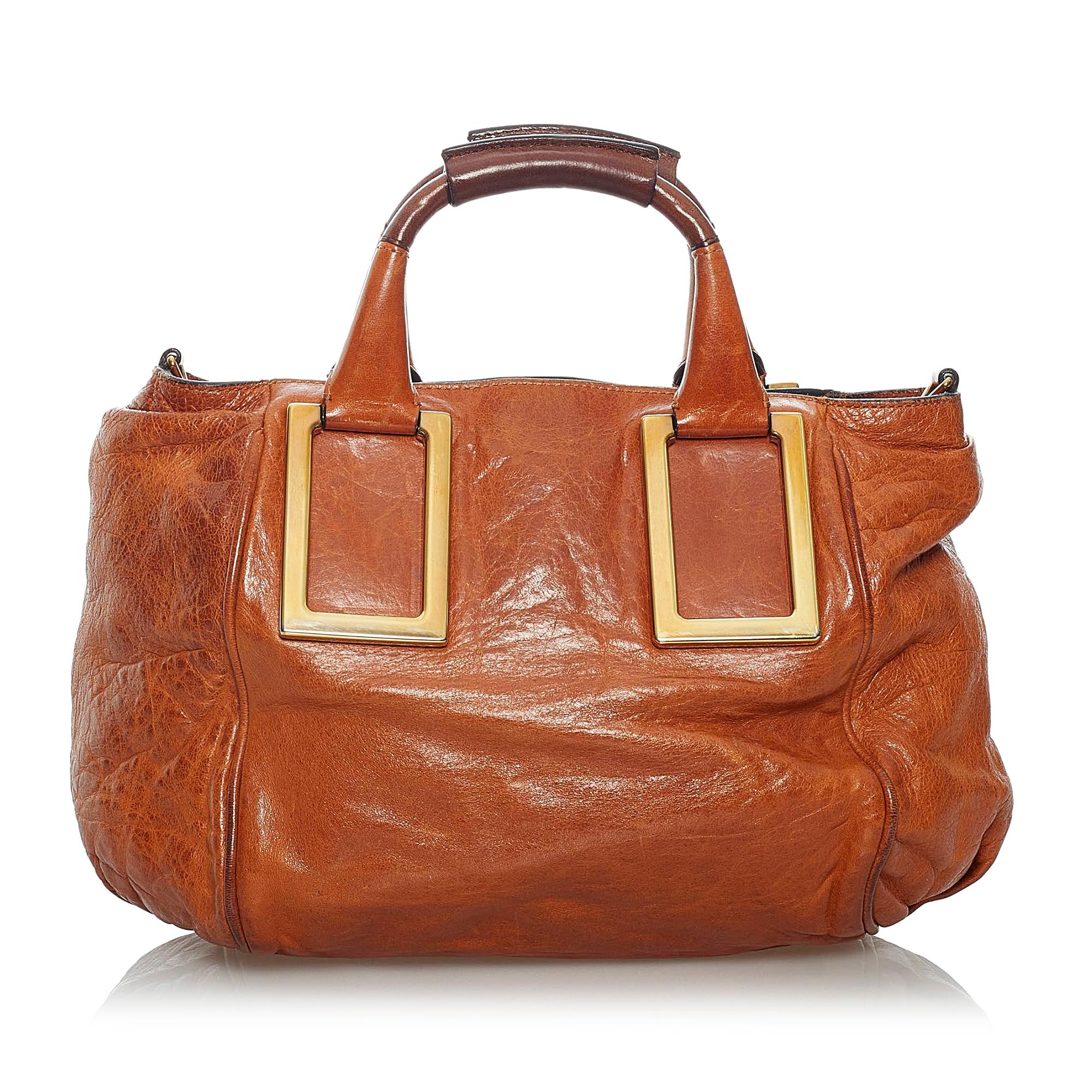 Chloe Ethel Leather Satchel (SHG-36041)