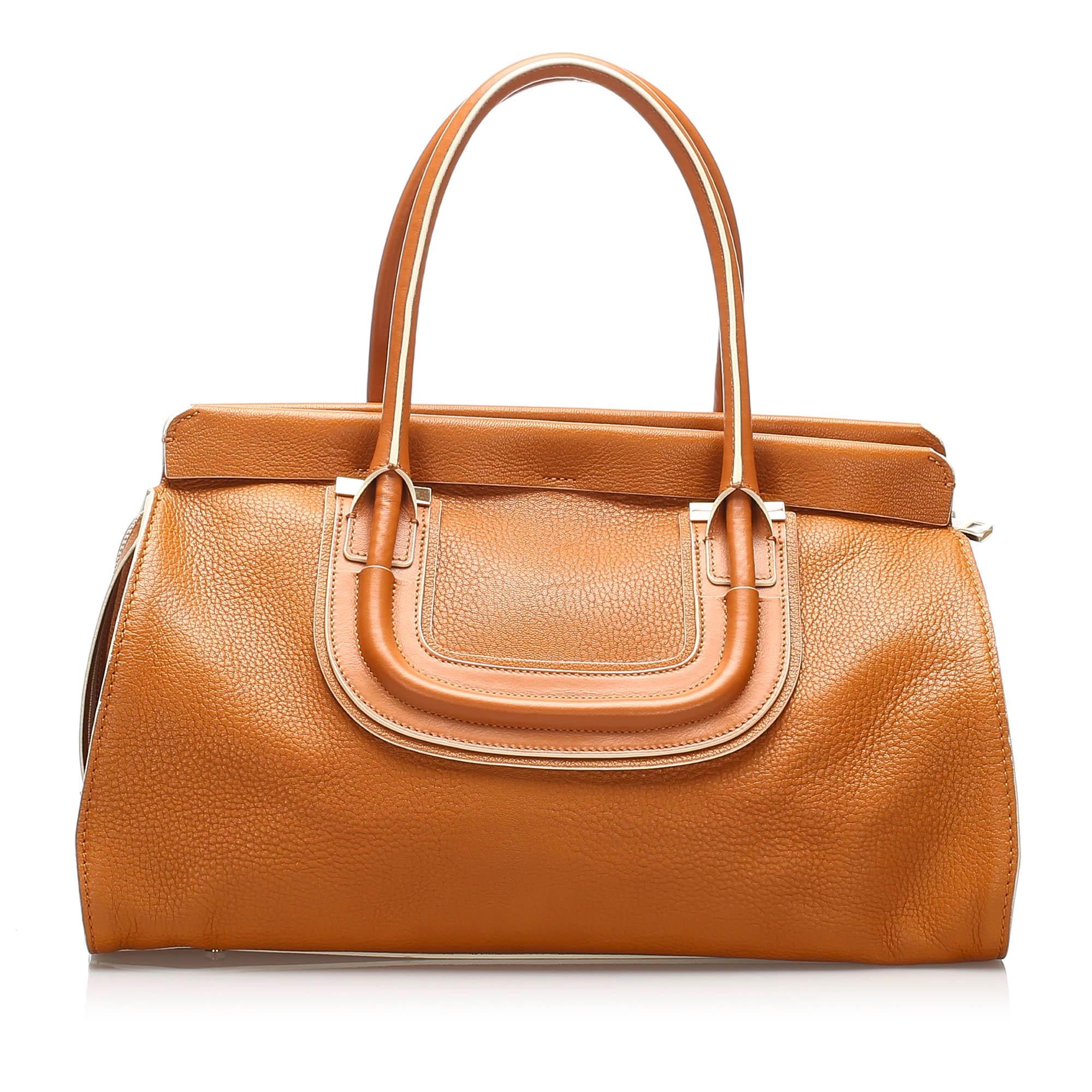 Chloe Everston Leather Handbag (SHG-37343)