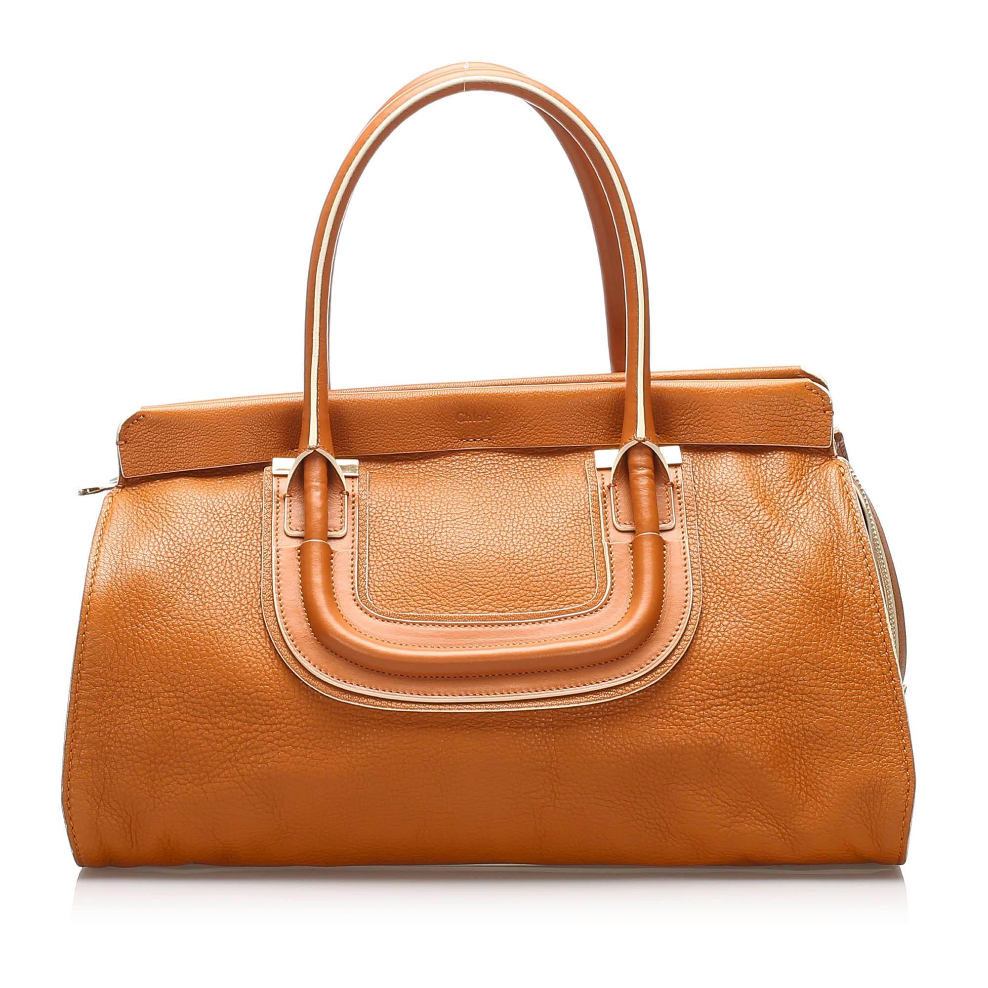 Chloe Everston Leather Handbag (SHG-37343)
