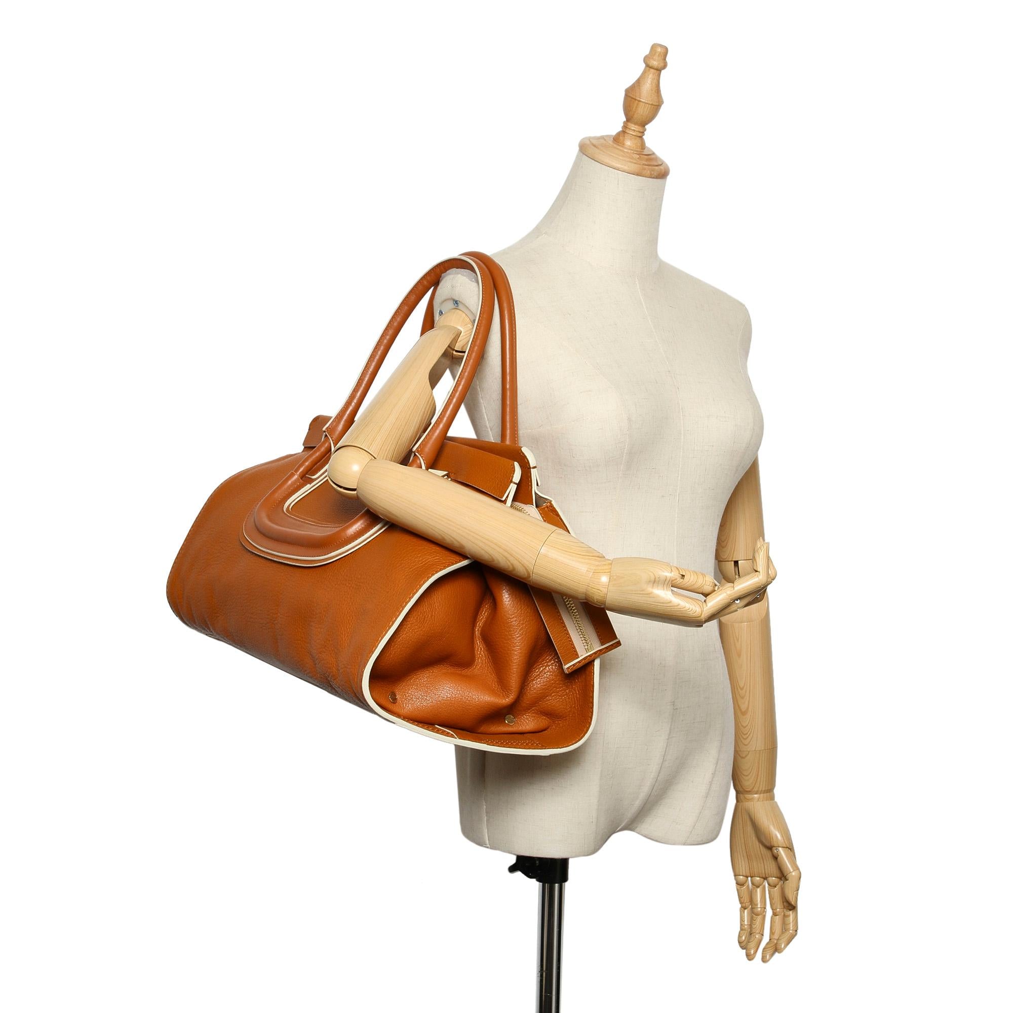 Chloe Everston Leather Handbag (SHG-37343)