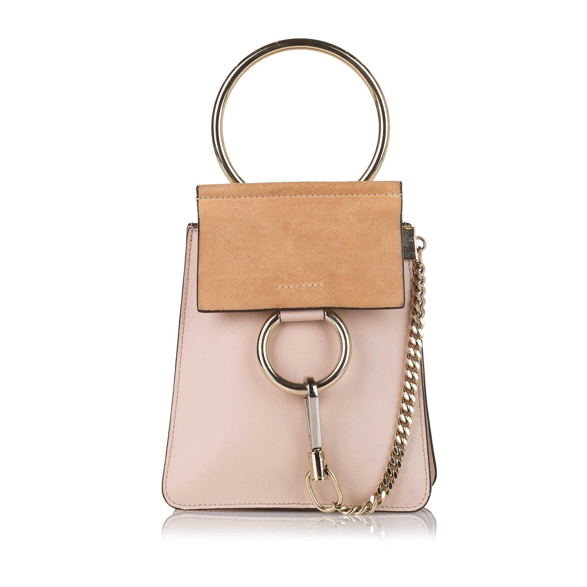 Chloe Faye Bracelet Leather Crossbody Bag (SHG-37378)