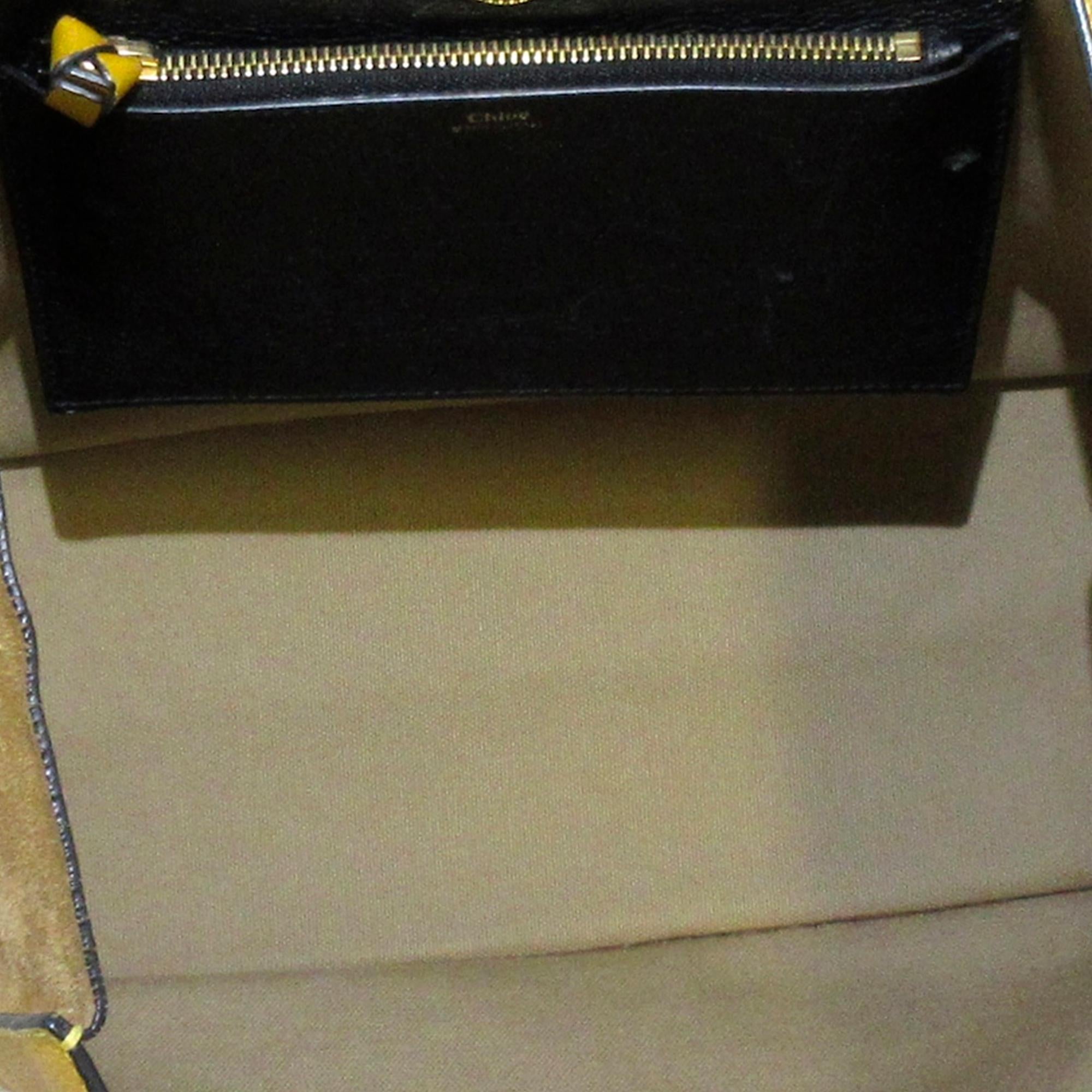 Chloe Faye Leather Tote Bag (SHG-31998)