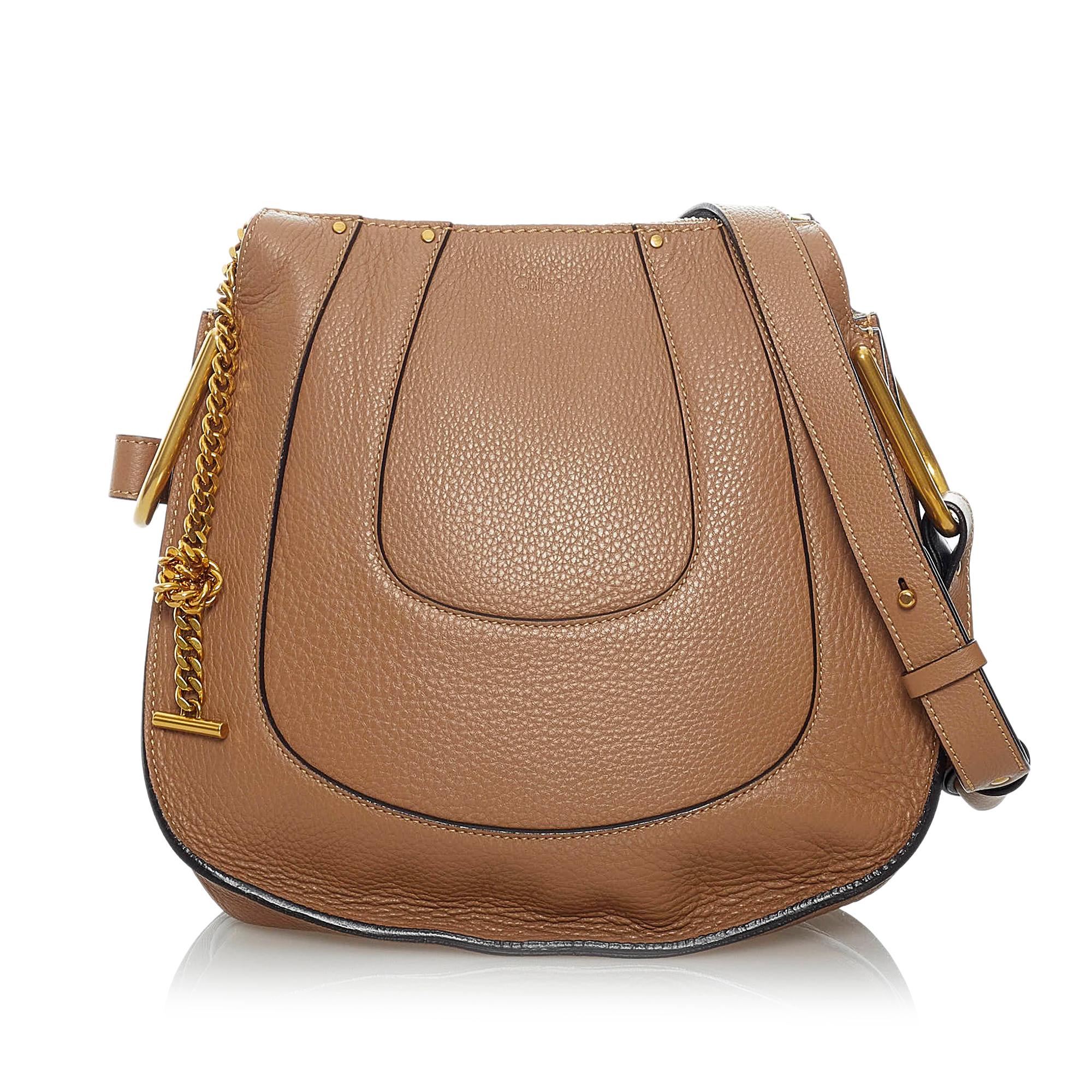 Chloe Hayley Leather Crossbody Bag (SHG-29777)