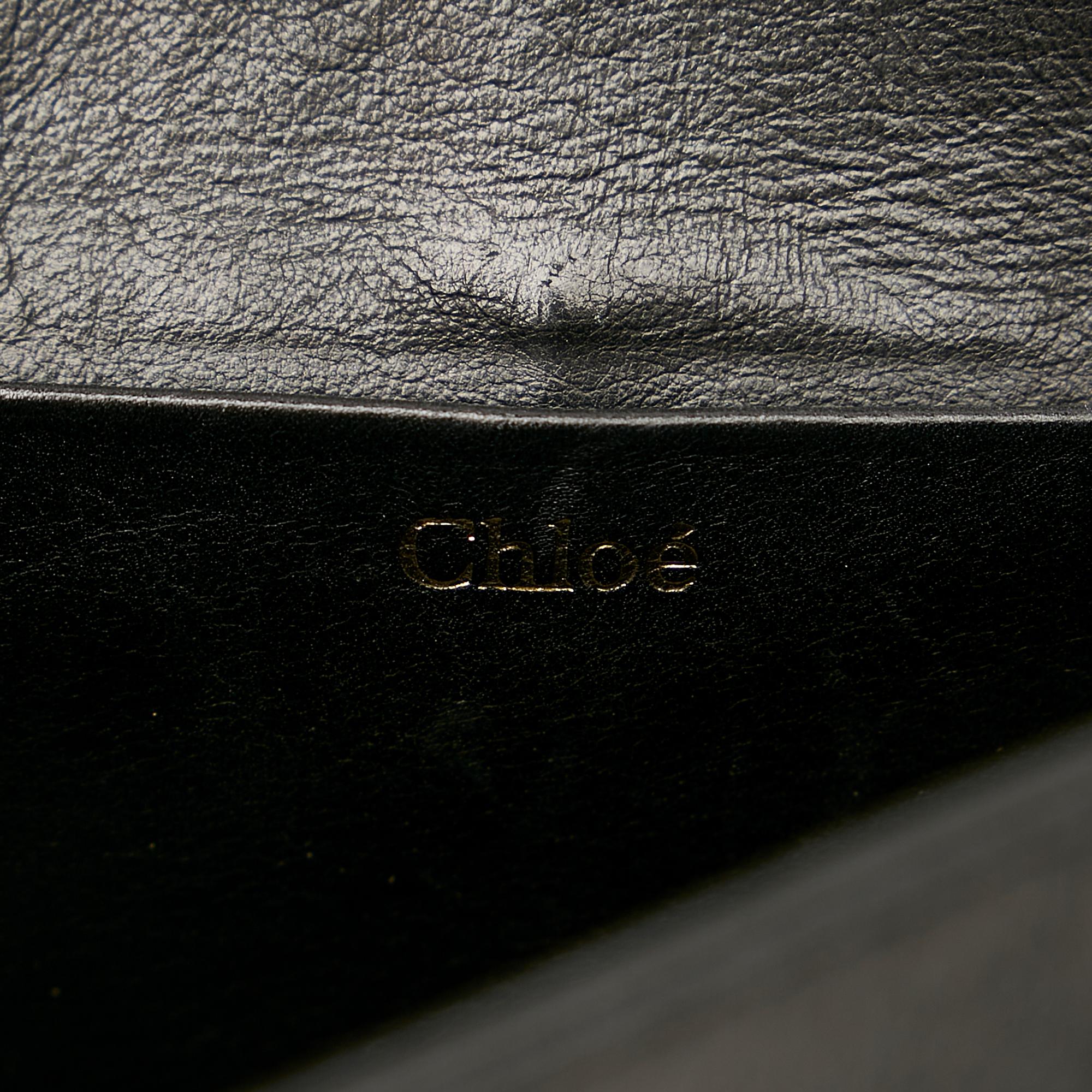 Chloe June Bow Flap Shoulder Bag (SHG-26643)