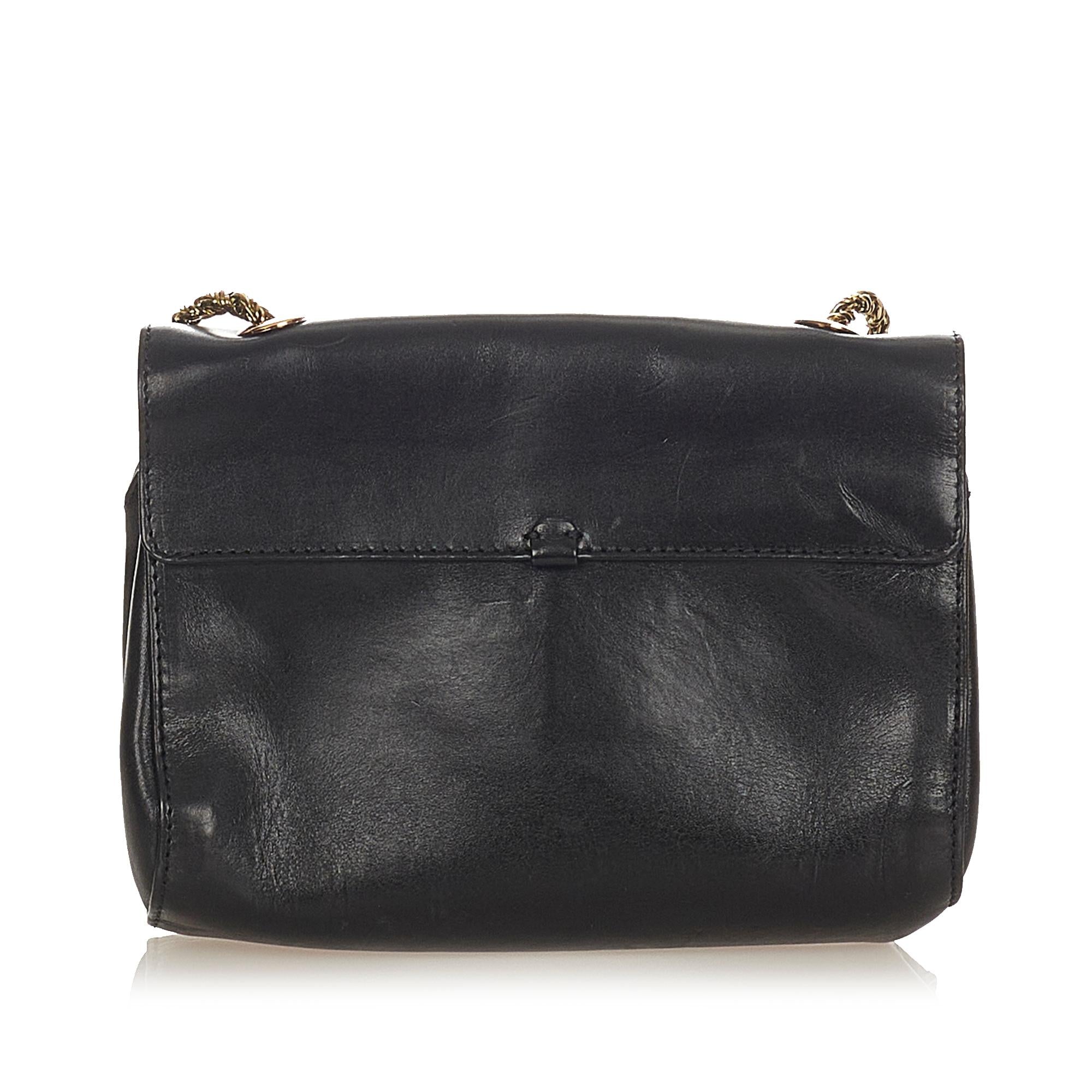 Chloe June Bow Flap Shoulder Bag (SHG-37647)