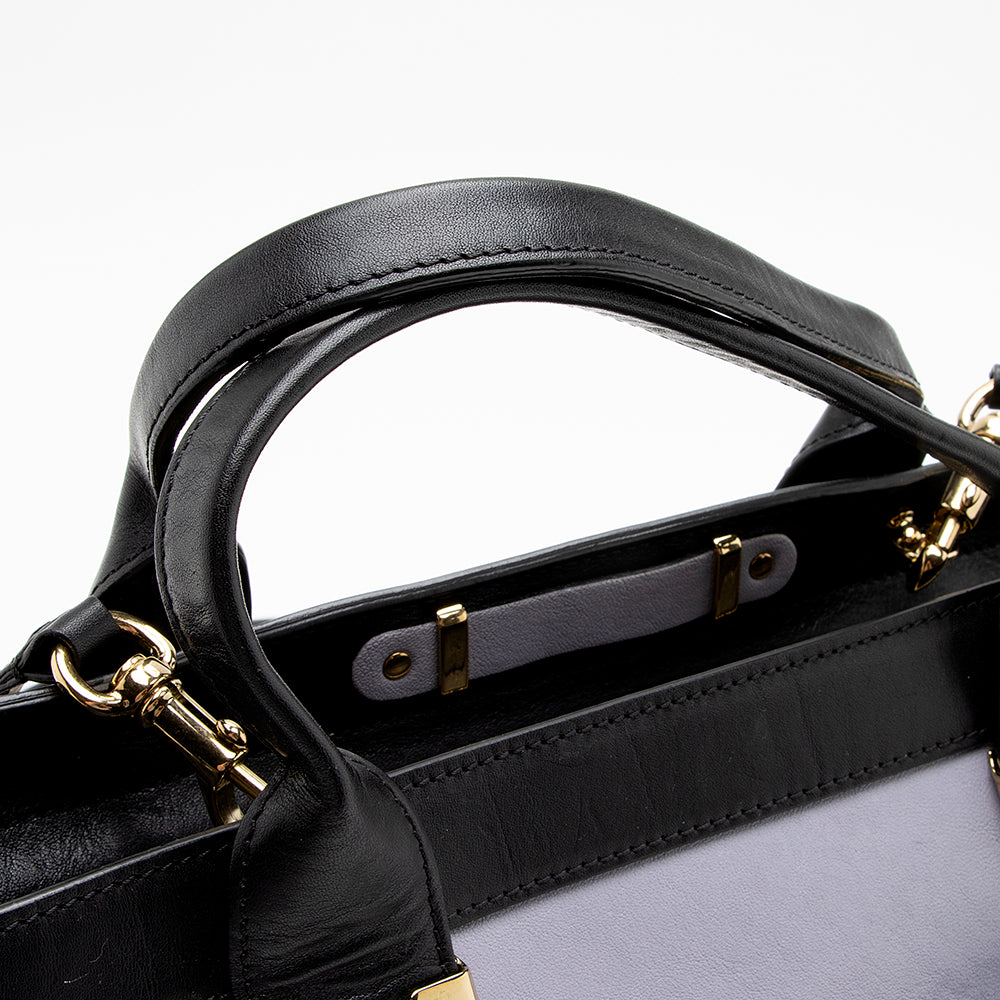 Chloe Leather Alice Medium Satchel (SHF-15750)