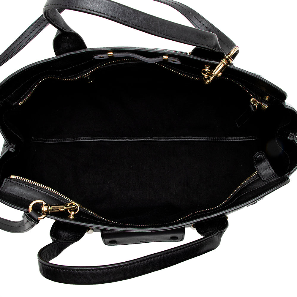 Chloe Leather Alice Medium Satchel (SHF-15750)