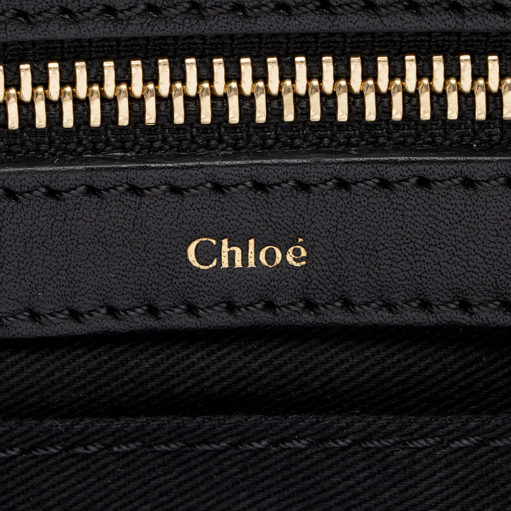 Chloe Leather Alice Medium Satchel (SHF-15750)