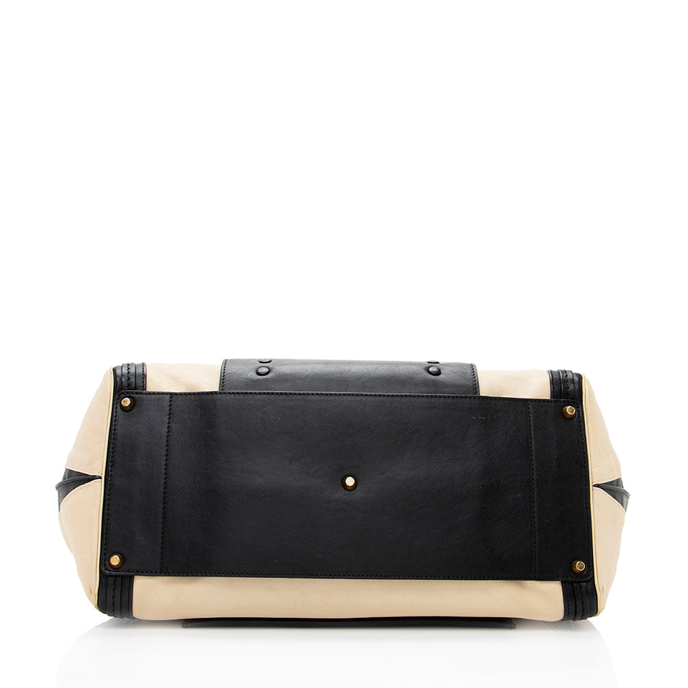 Chloe Leather Alice Medium Satchel (SHF-18244)