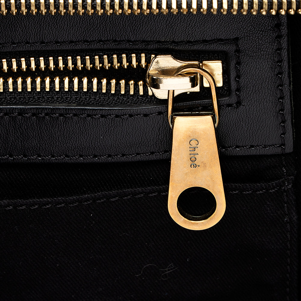 Chloe Leather Alice Medium Satchel (SHF-18244)