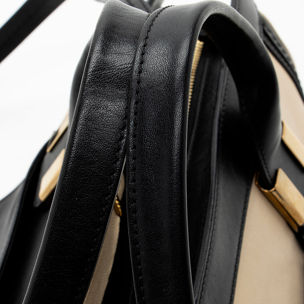 Chloe Leather Alice Medium Satchel (SHF-18244)