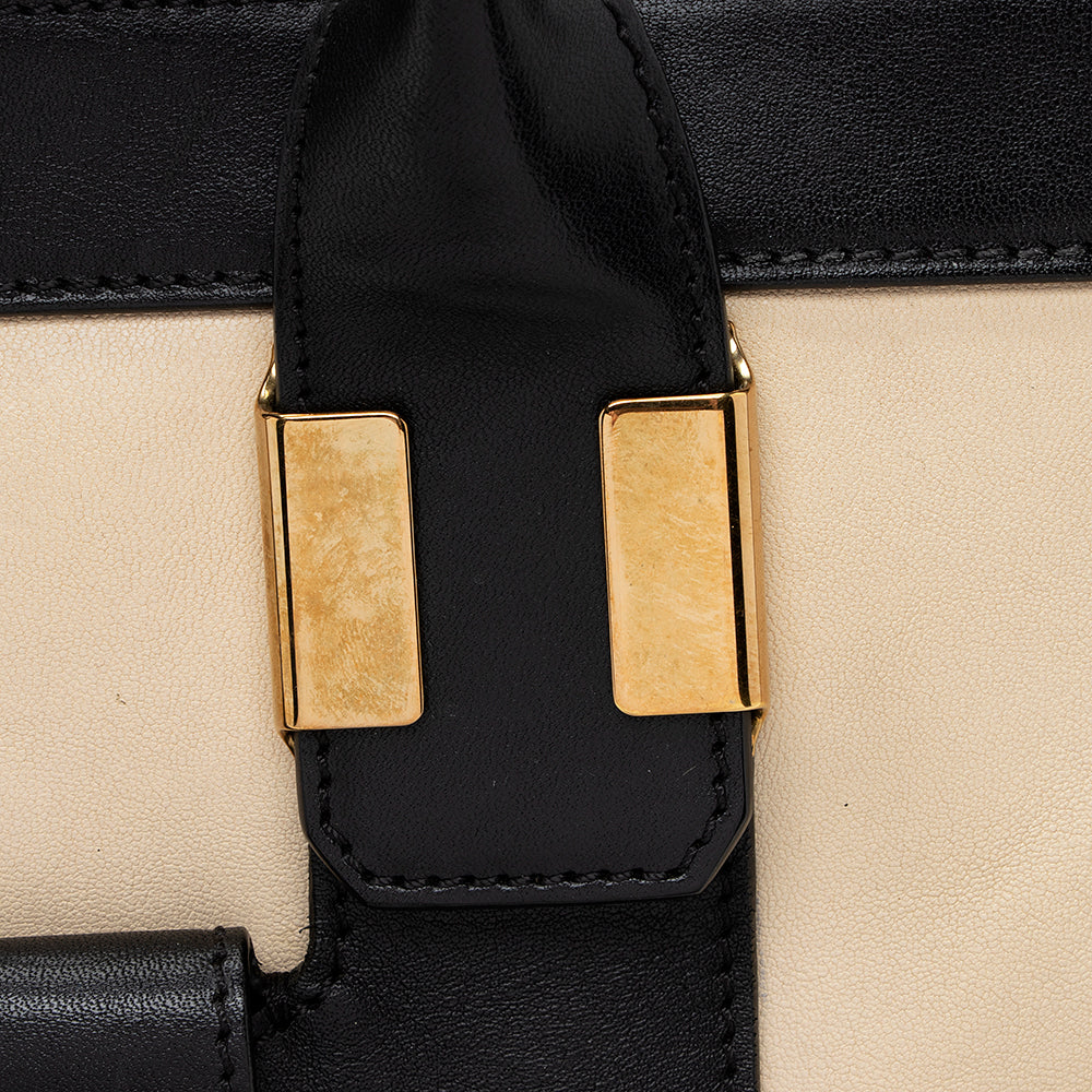 Chloe Leather Alice Medium Satchel (SHF-18244)