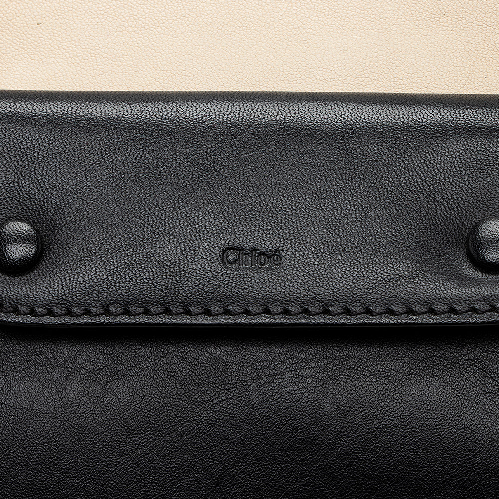 Chloe Leather Alice Medium Satchel (SHF-18244)