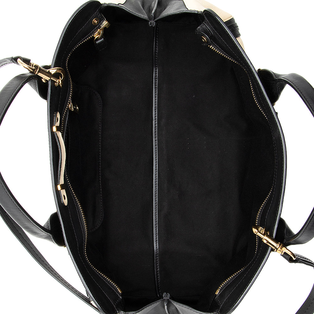 Chloe Leather Alice Medium Satchel (SHF-18244)