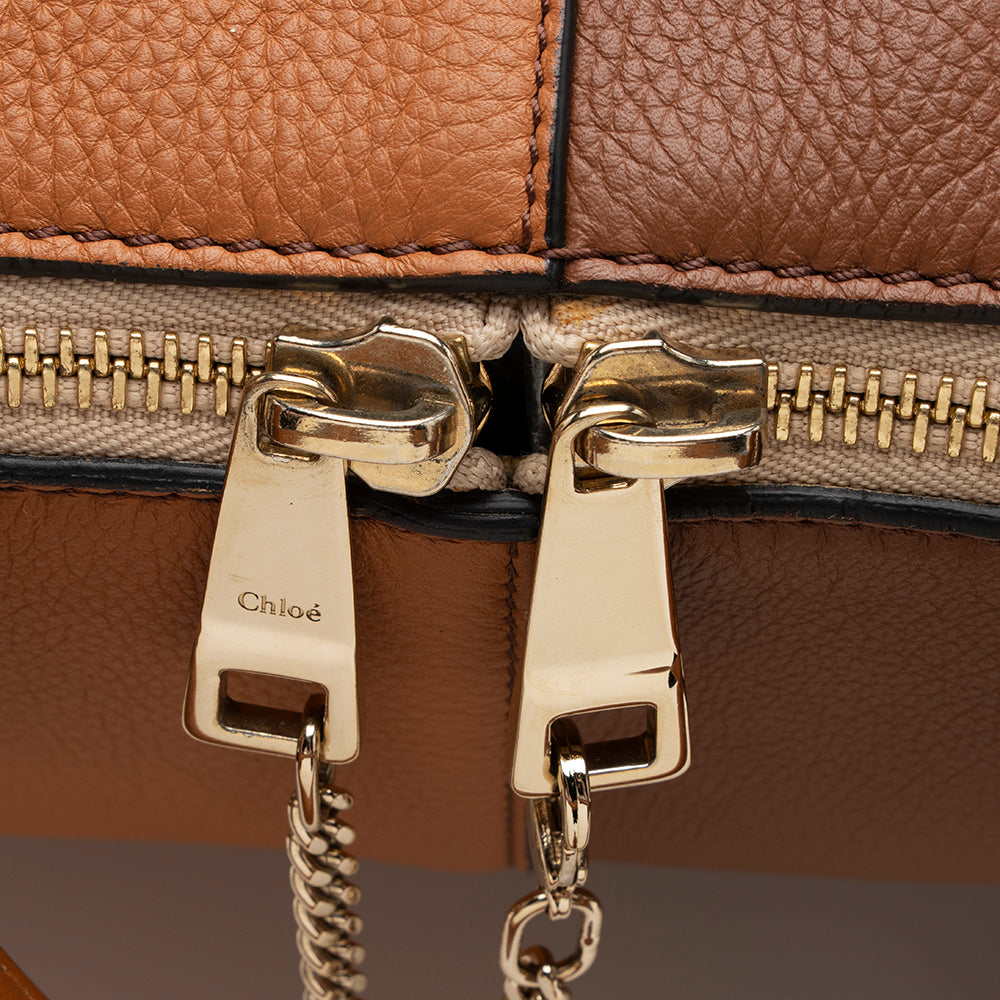 Chloe Leather Baylee Medium Shoulder Bag - FINAL SALE (SHF-15738)