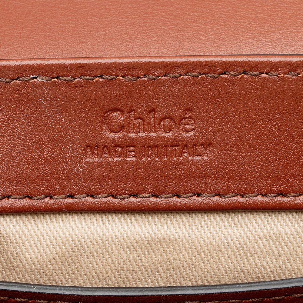 Chloe Leather C Mini Shoulder Bag (SHF-18627)