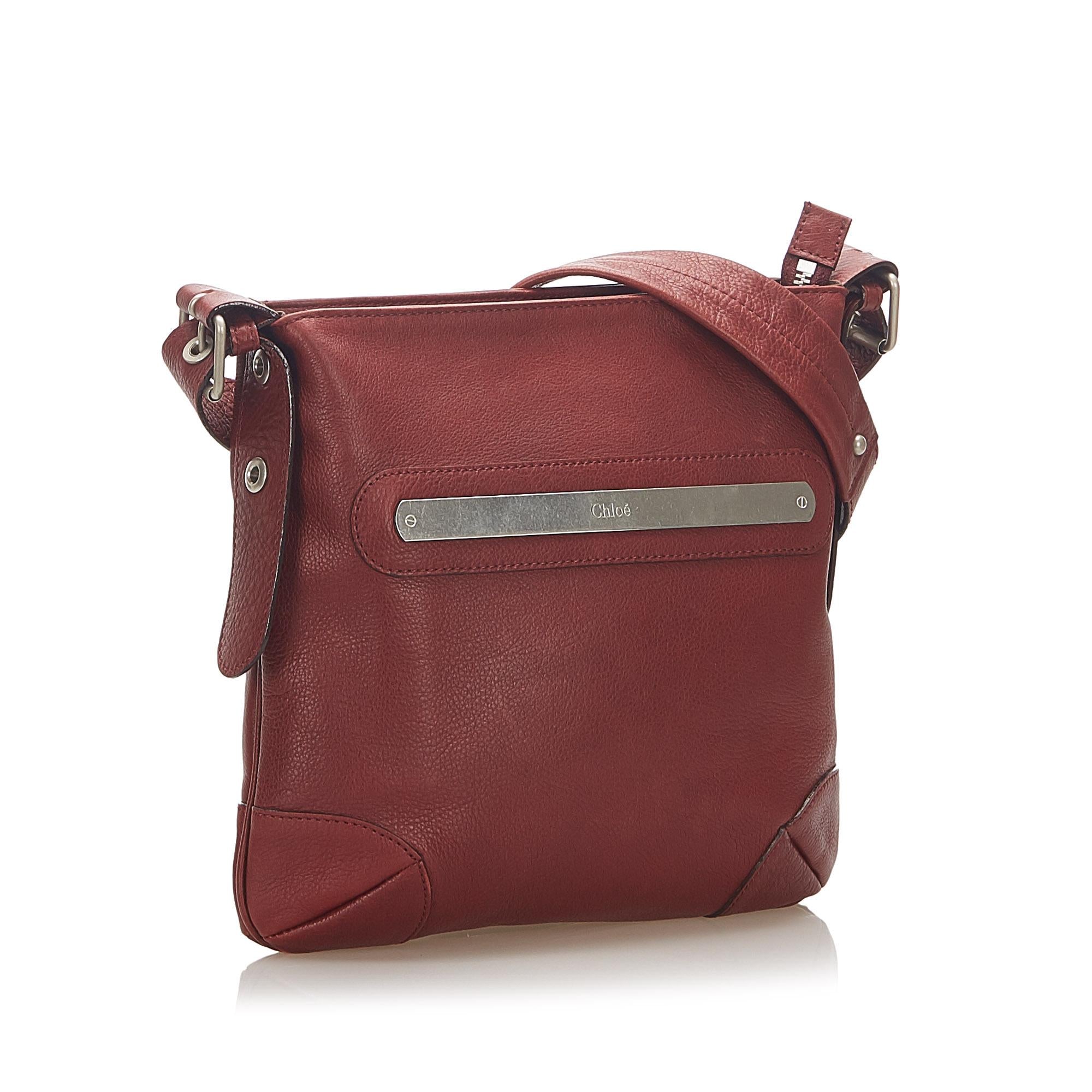 Chloe Leather Crossbody Bag (SHG-22367)