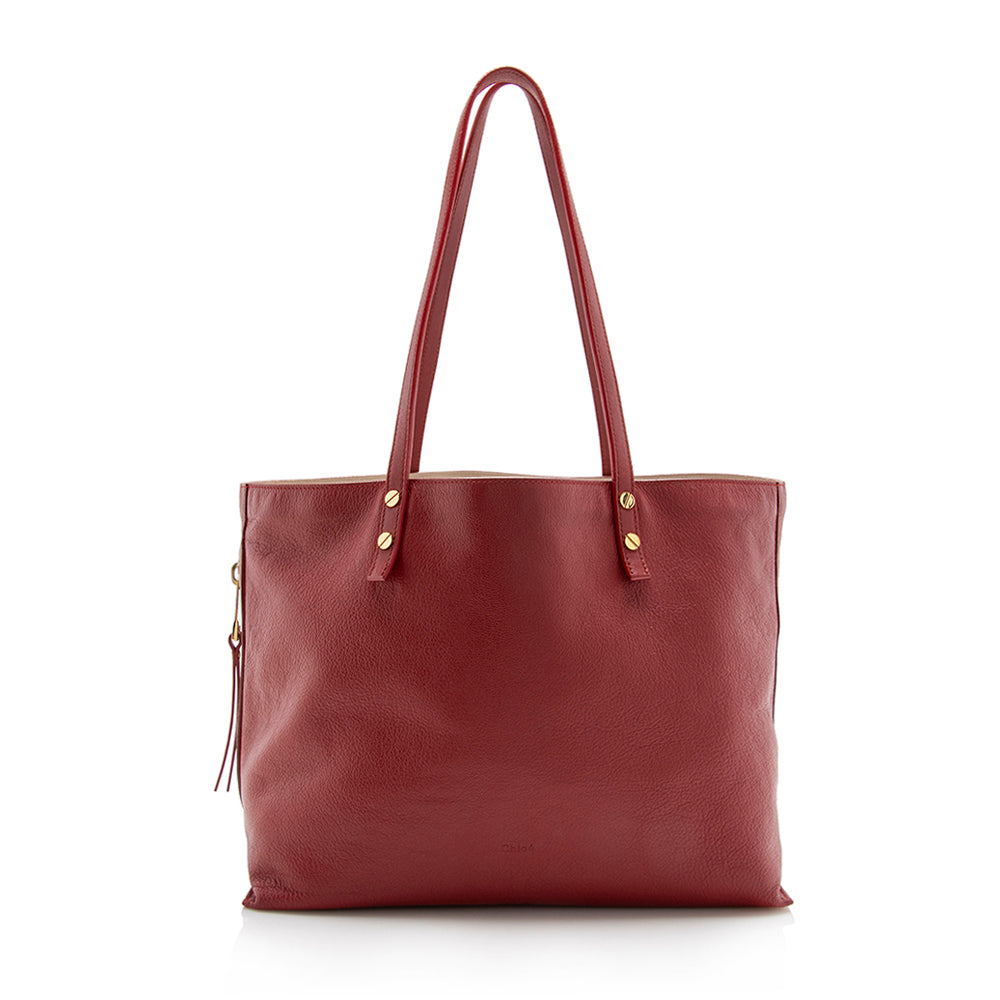 Chloe Leather Dilan Tote - FINAL SALE (SHF-14252)