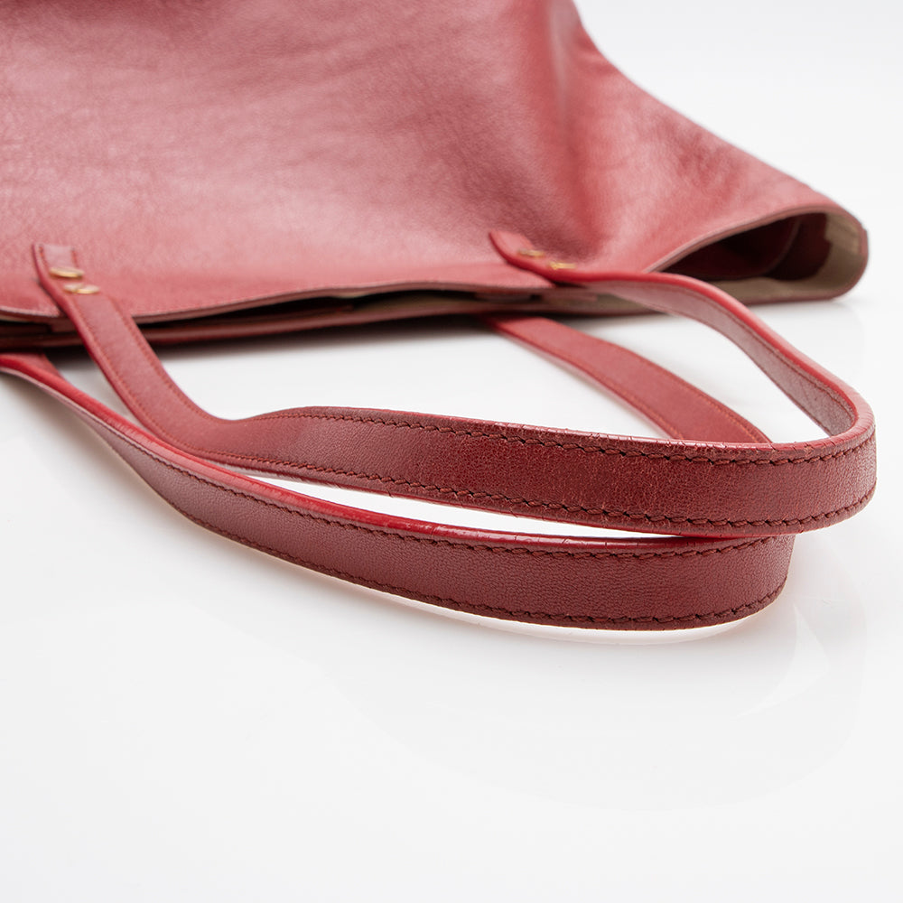 Chloe Leather Dilan Tote - FINAL SALE (SHF-14252)