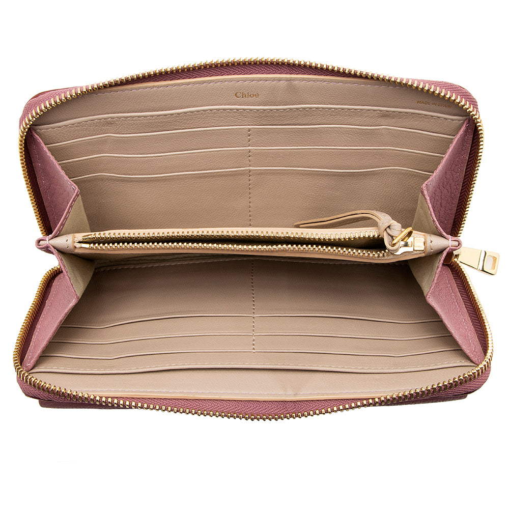Chloe Leather Drew Long Wallet (SHF-19951)