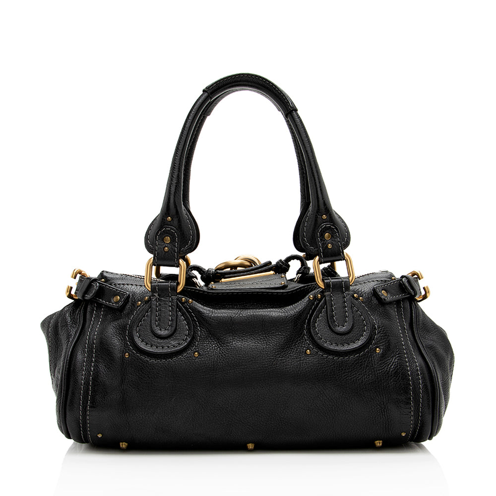 Chloe Leather Paddington Medium Satchel (SHF-15758)