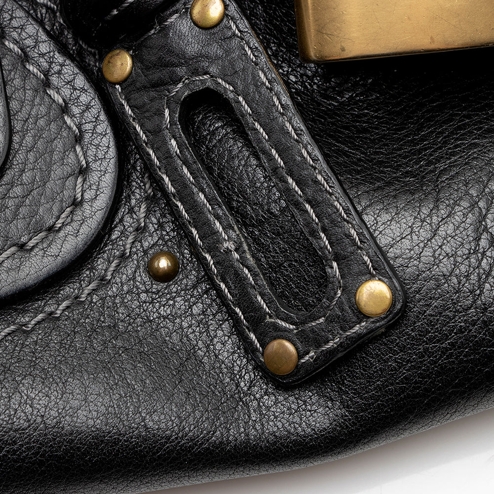 Chloe Leather Paddington Medium Satchel (SHF-15758)