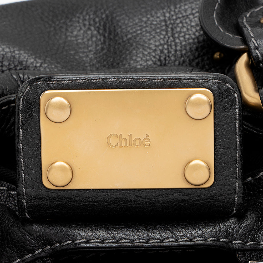 Chloe Leather Paddington Medium Satchel (SHF-15758)