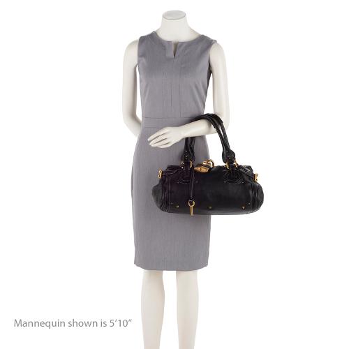 Chloe Leather Paddington Medium Satchel (SHF-15758)