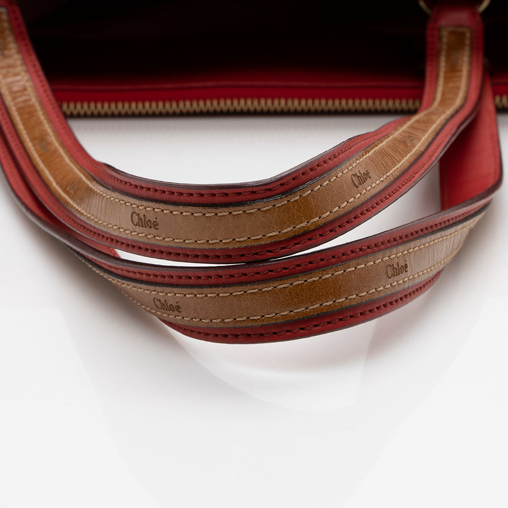 Chloe Leather Sam Medium Tote - FINAL SALE (SHF-15055)