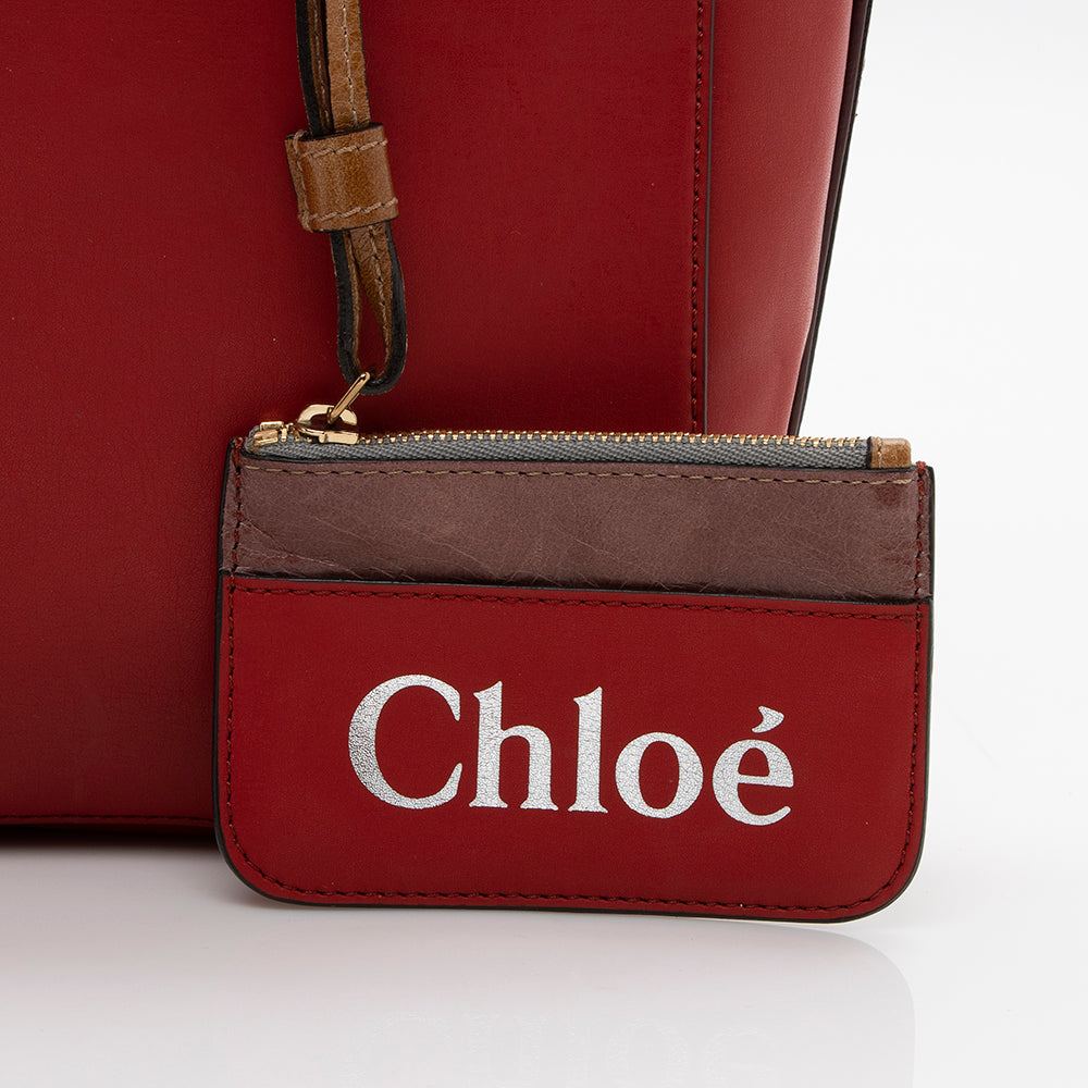 Chloe Leather Sam Medium Tote - FINAL SALE (SHF-15055)
