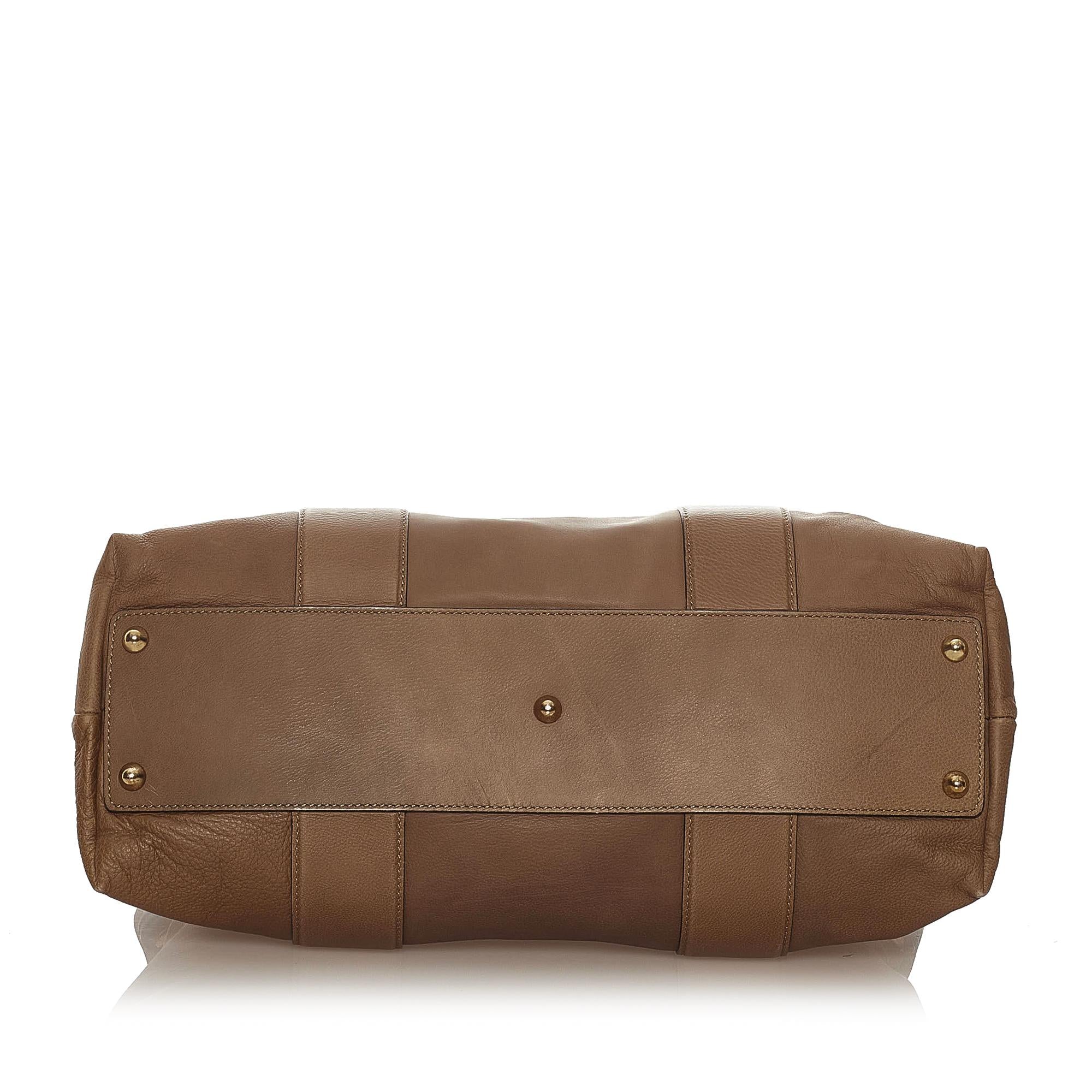 Chloe Leather Satchel (SHG-28125)