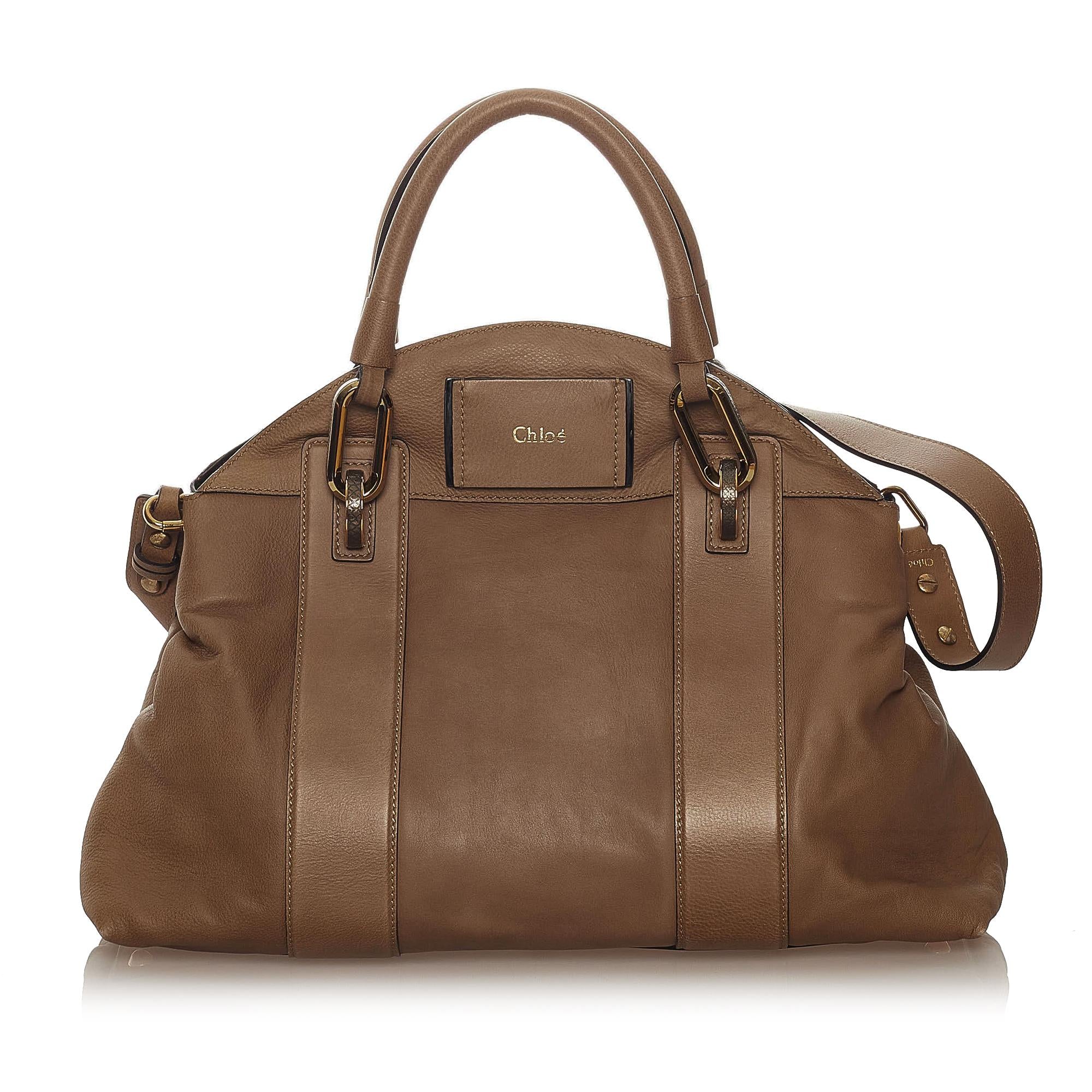 Chloe Leather Satchel (SHG-28125)