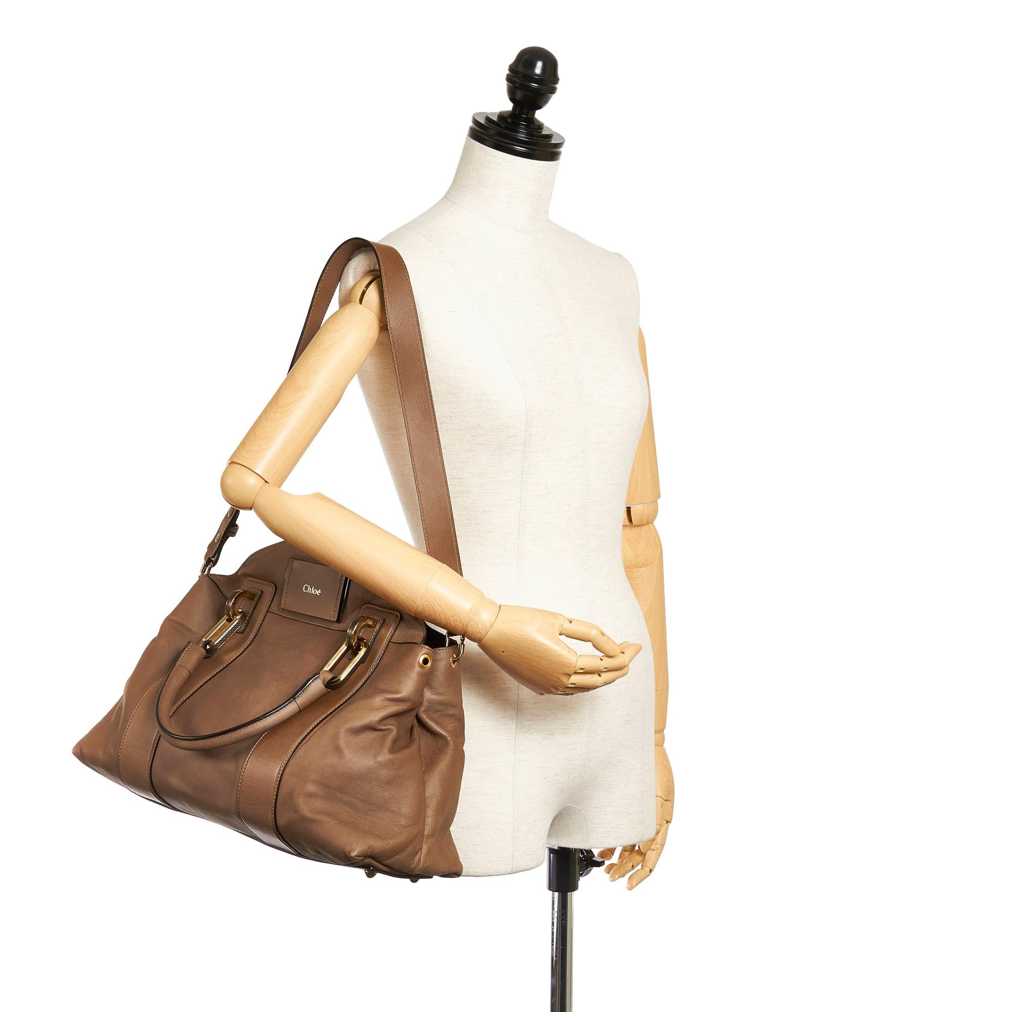 Chloe Leather Satchel (SHG-28125)