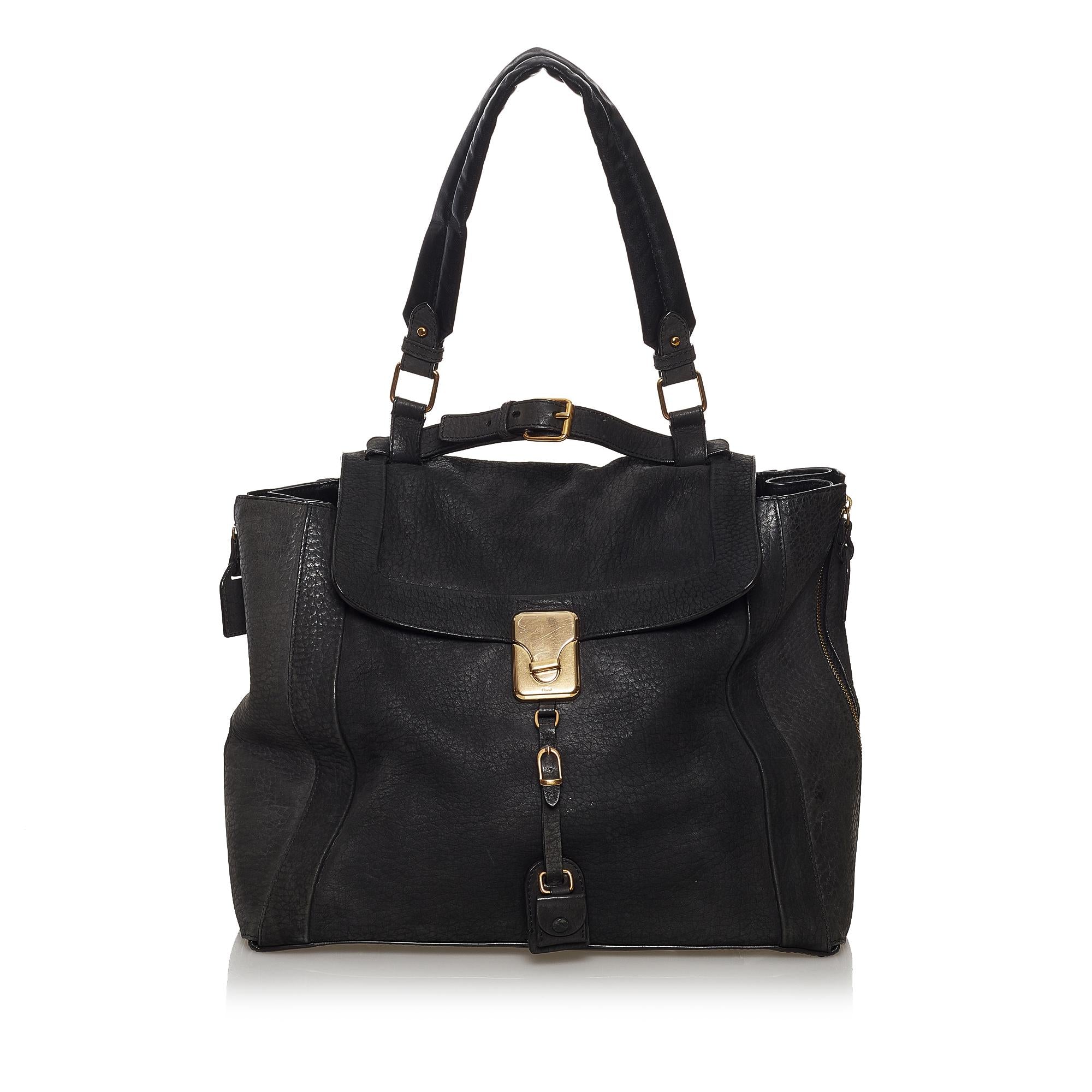 Chloe Leather Tote Bag (SHG-32076)
