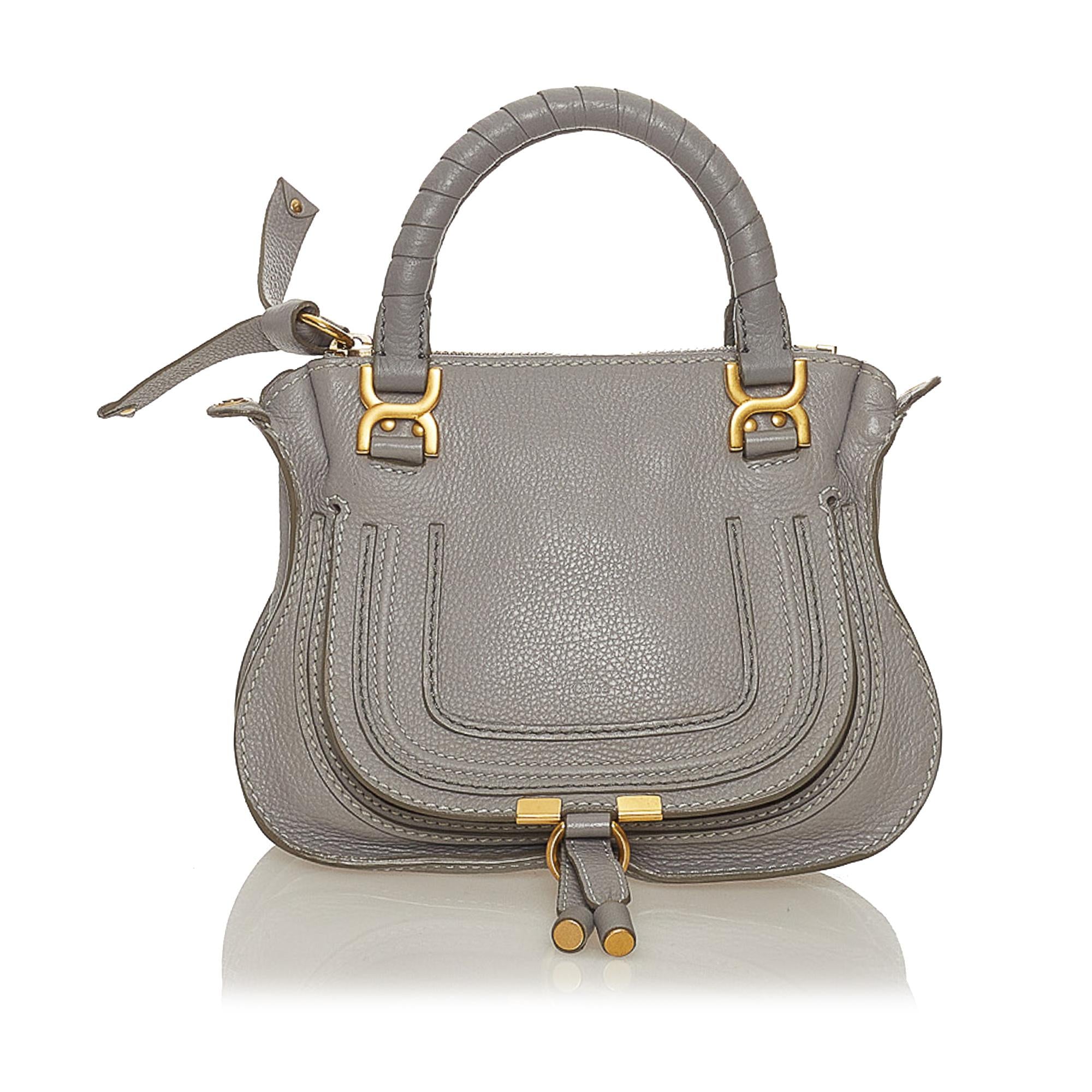 Chloe Marcie Leather Handbag (SHG-28057)