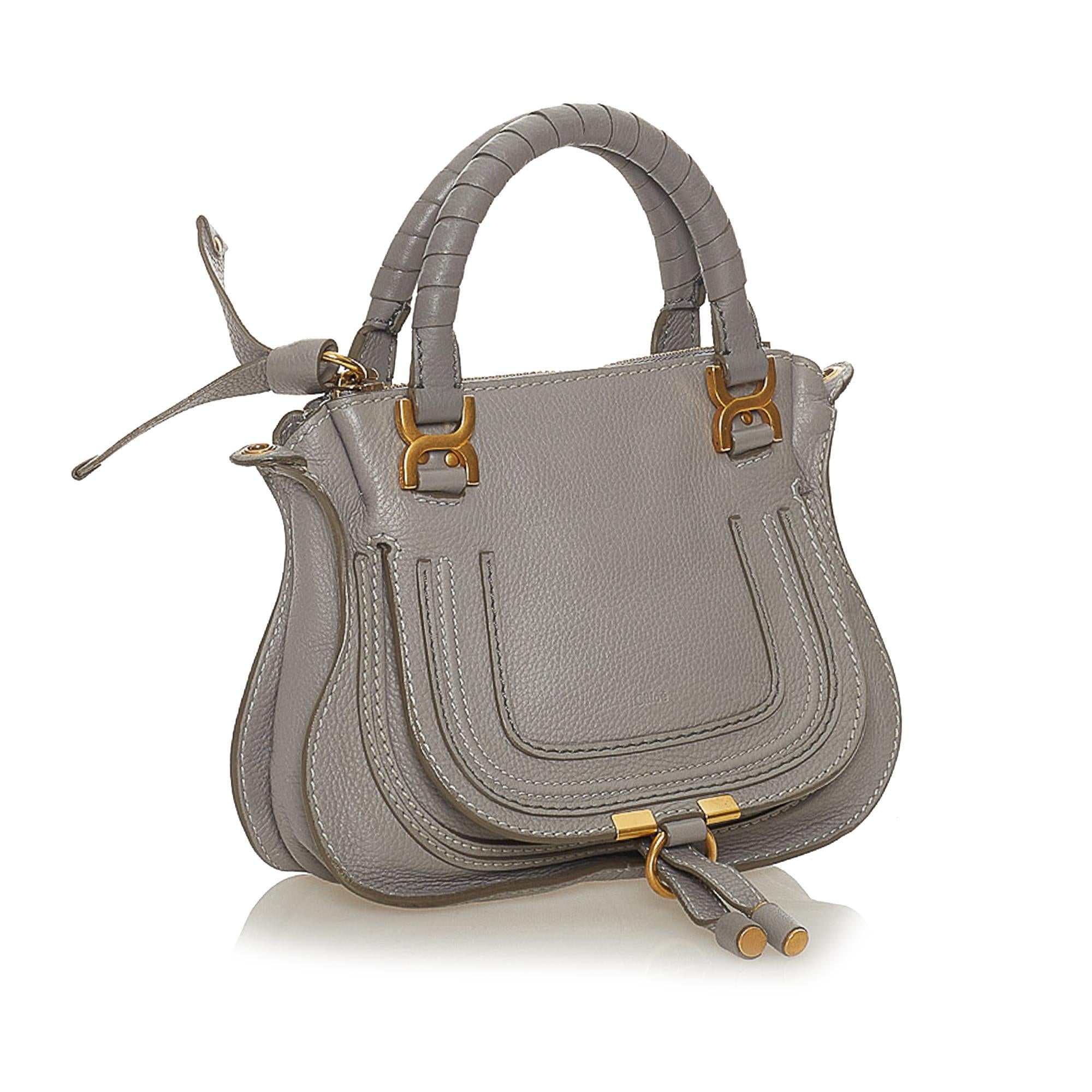 Chloe Marcie Leather Handbag (SHG-28057)