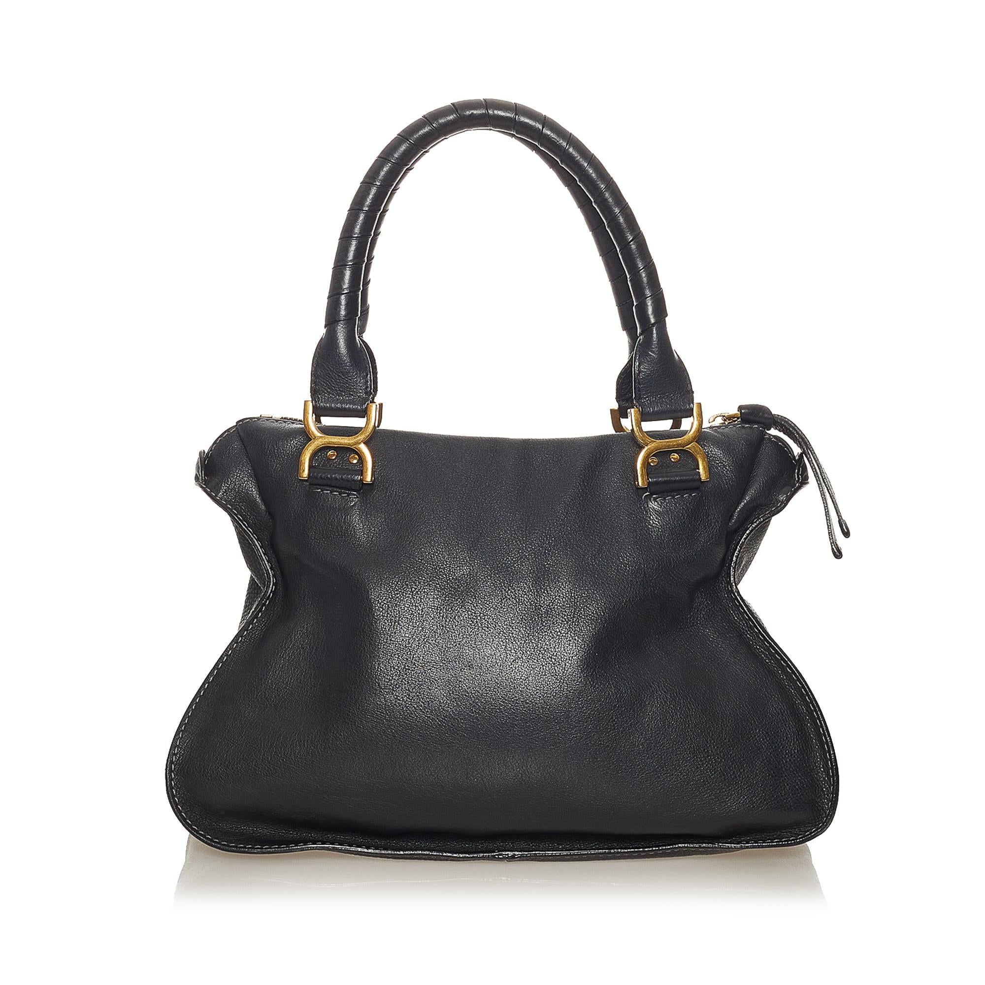 Chloe Marcie Leather Handbag (SHG-28058)