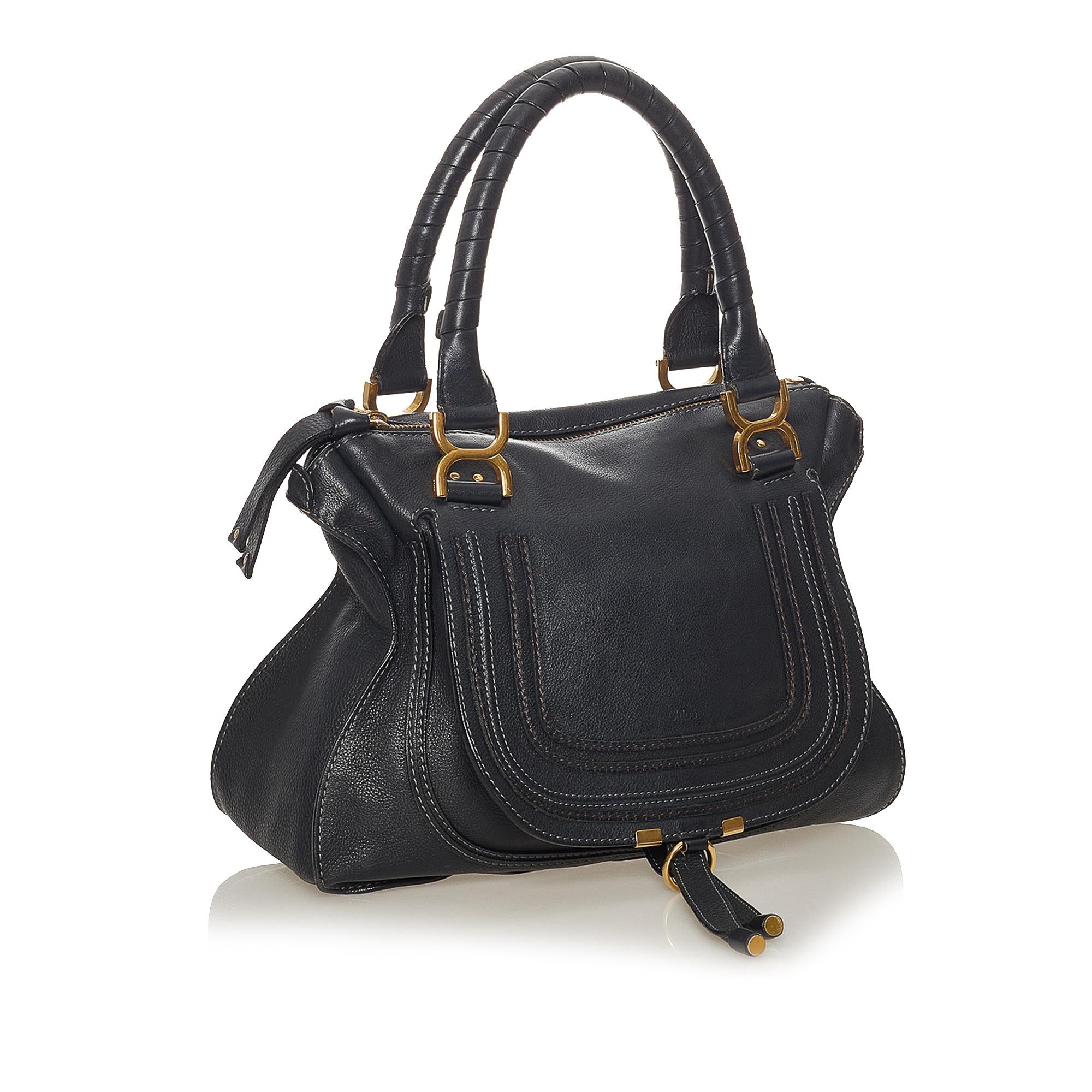Chloe Marcie Leather Handbag (SHG-28058)