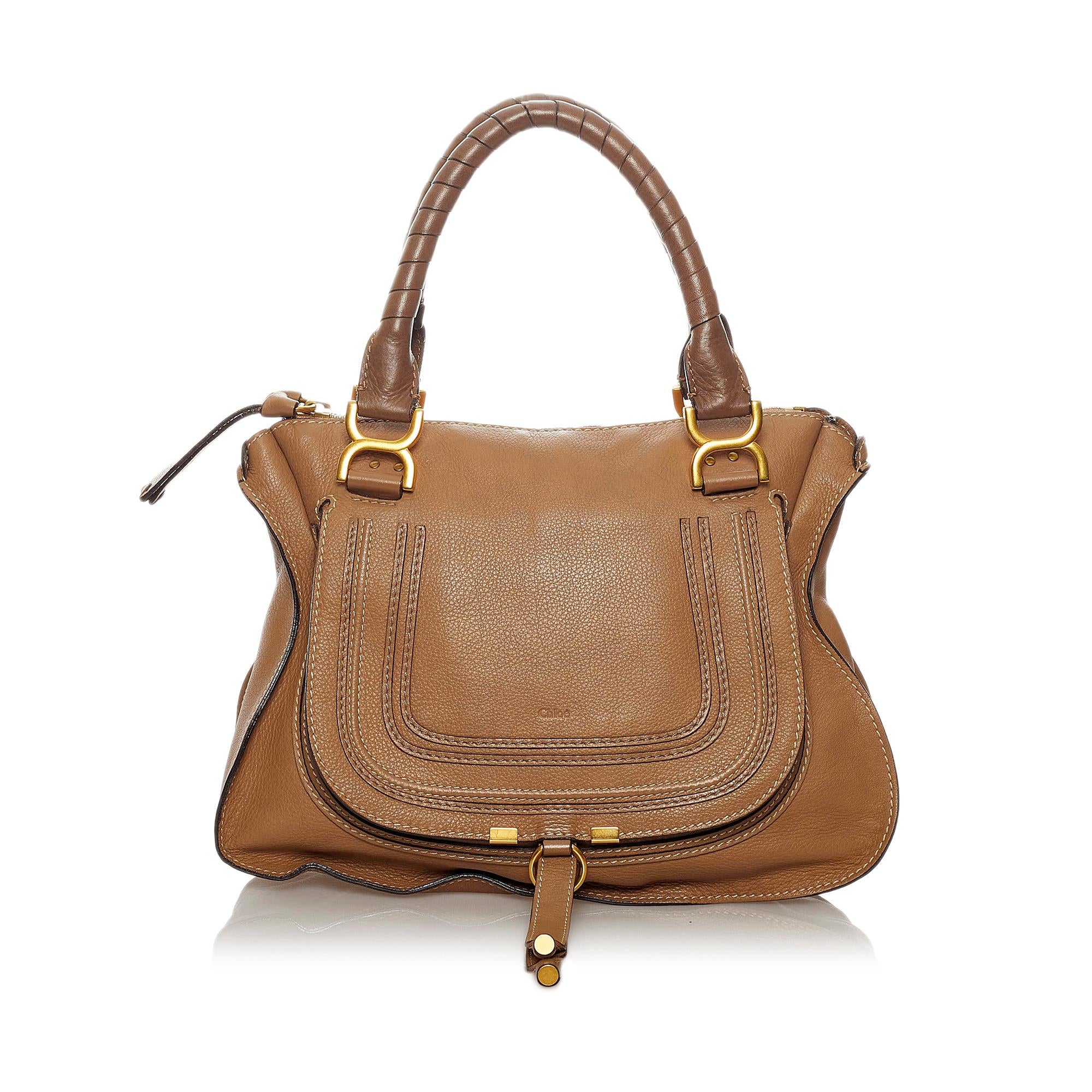 Chloe Marcie Leather Handbag (SHG-28316)