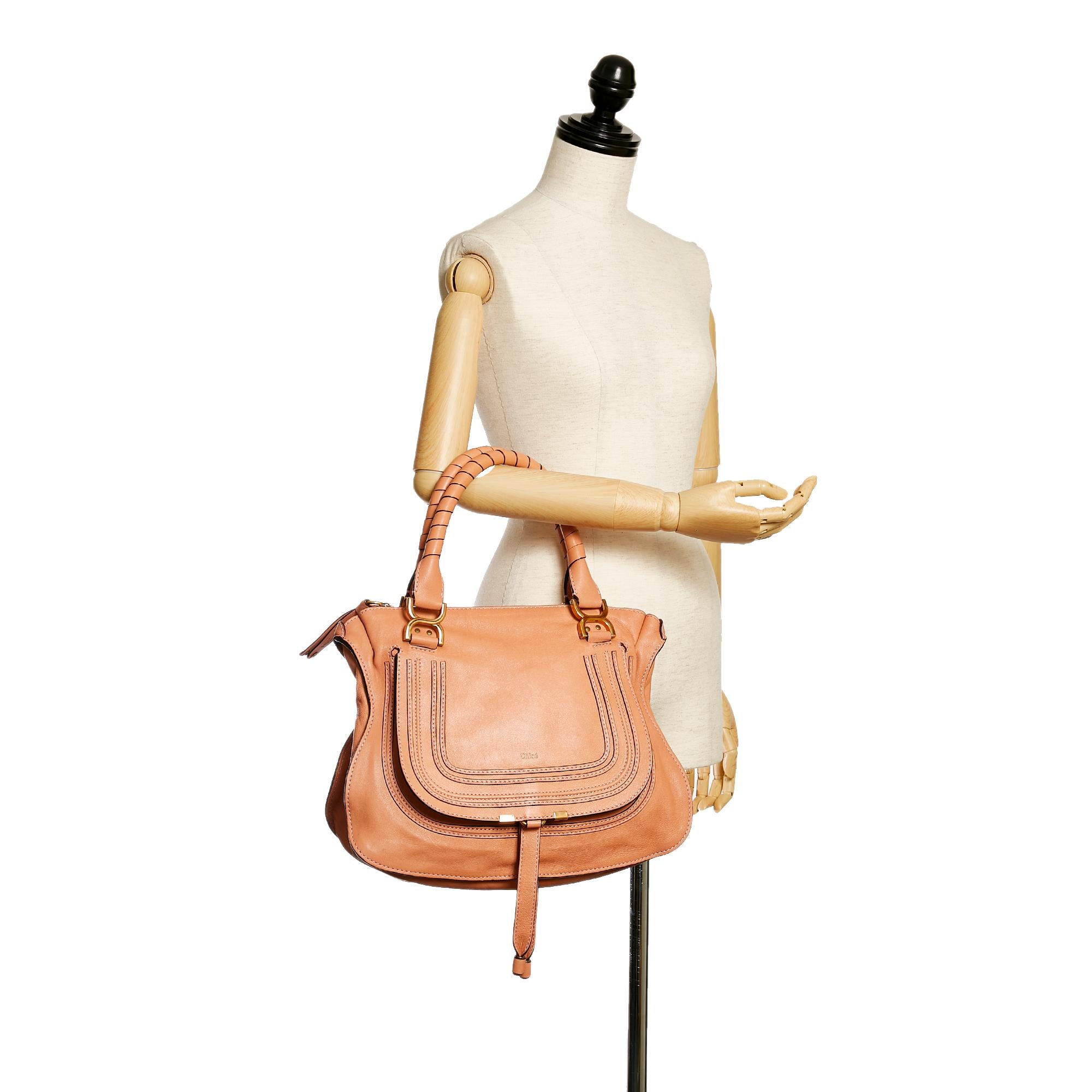 Chloe Marcie Leather Handbag (SHG-28317)