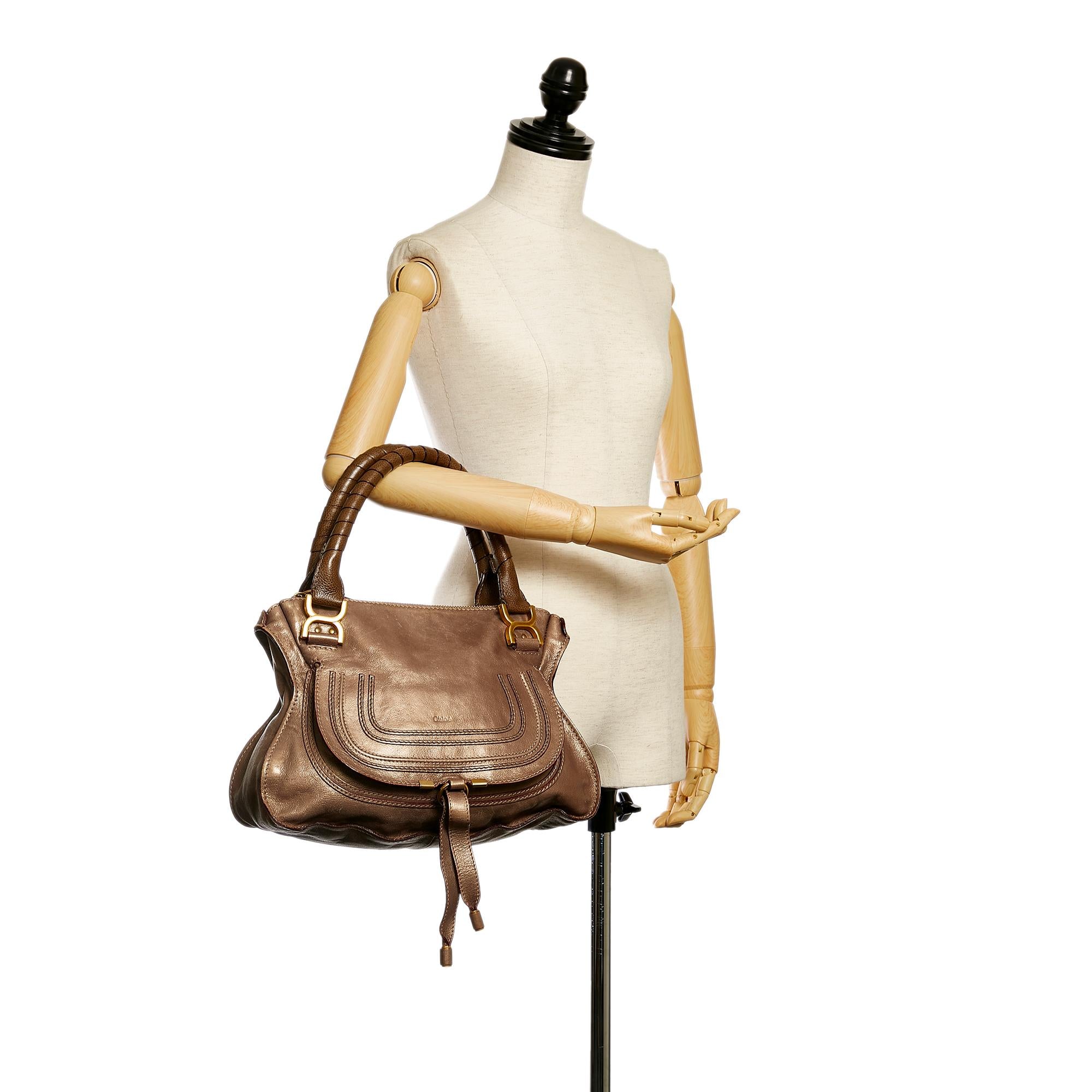 Chloe Marcie Leather Handbag (SHG-32290)