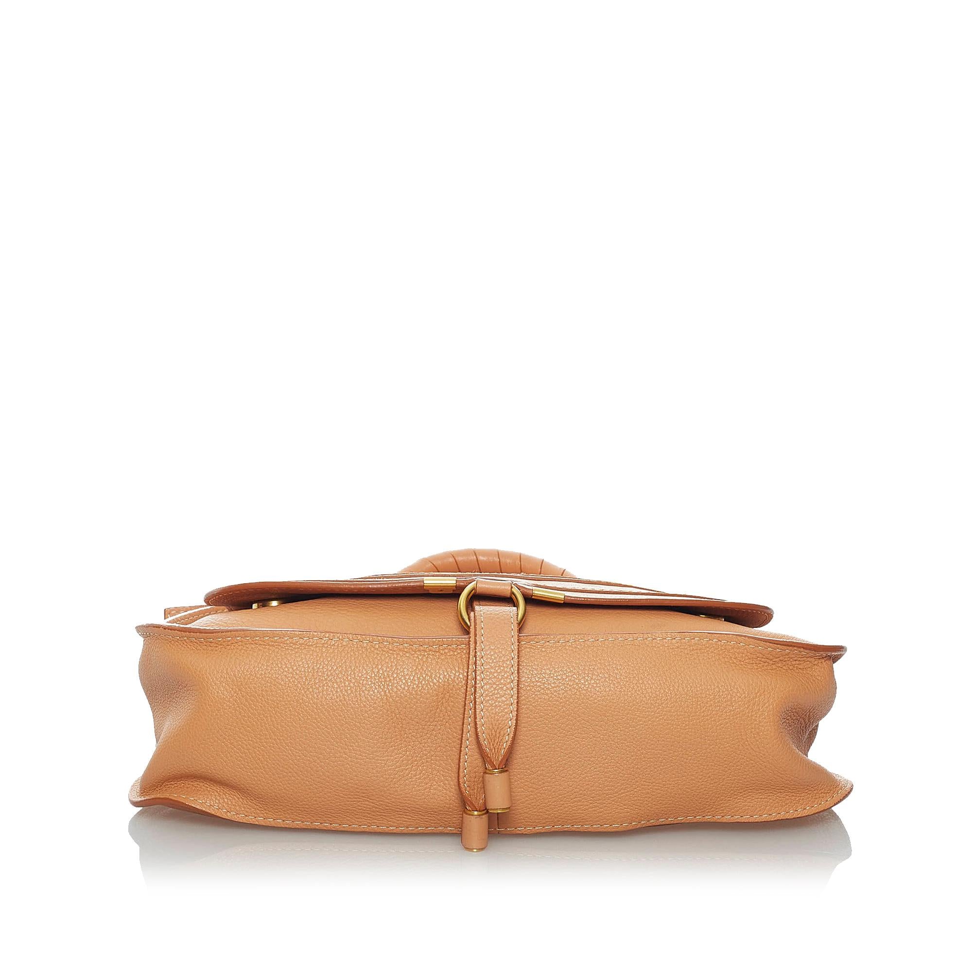 Chloe Marcie Leather Satchel (SHG-29521)