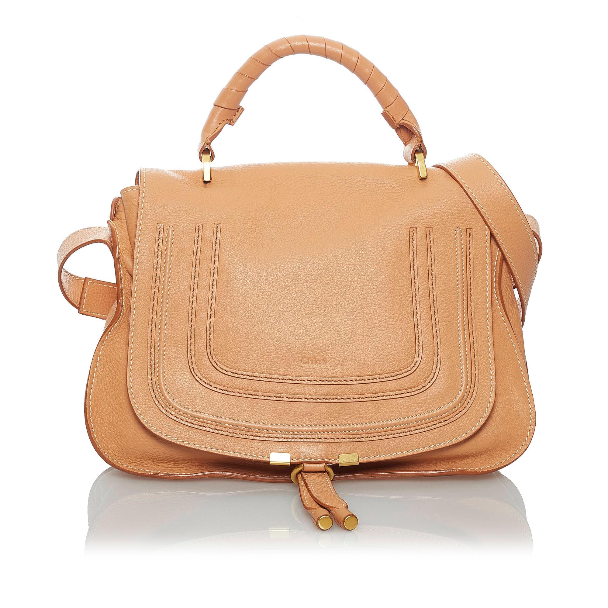 Chloe Marcie Leather Satchel (SHG-29521)