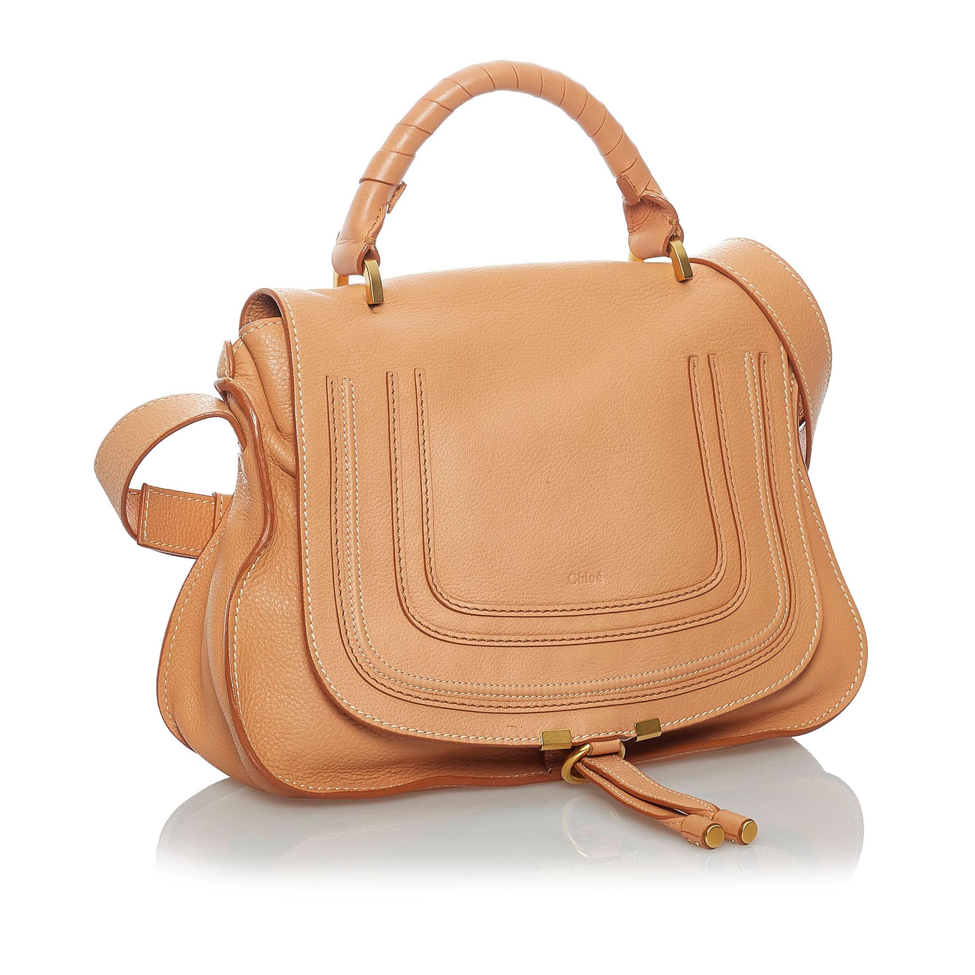 Chloe Marcie Leather Satchel (SHG-29521)