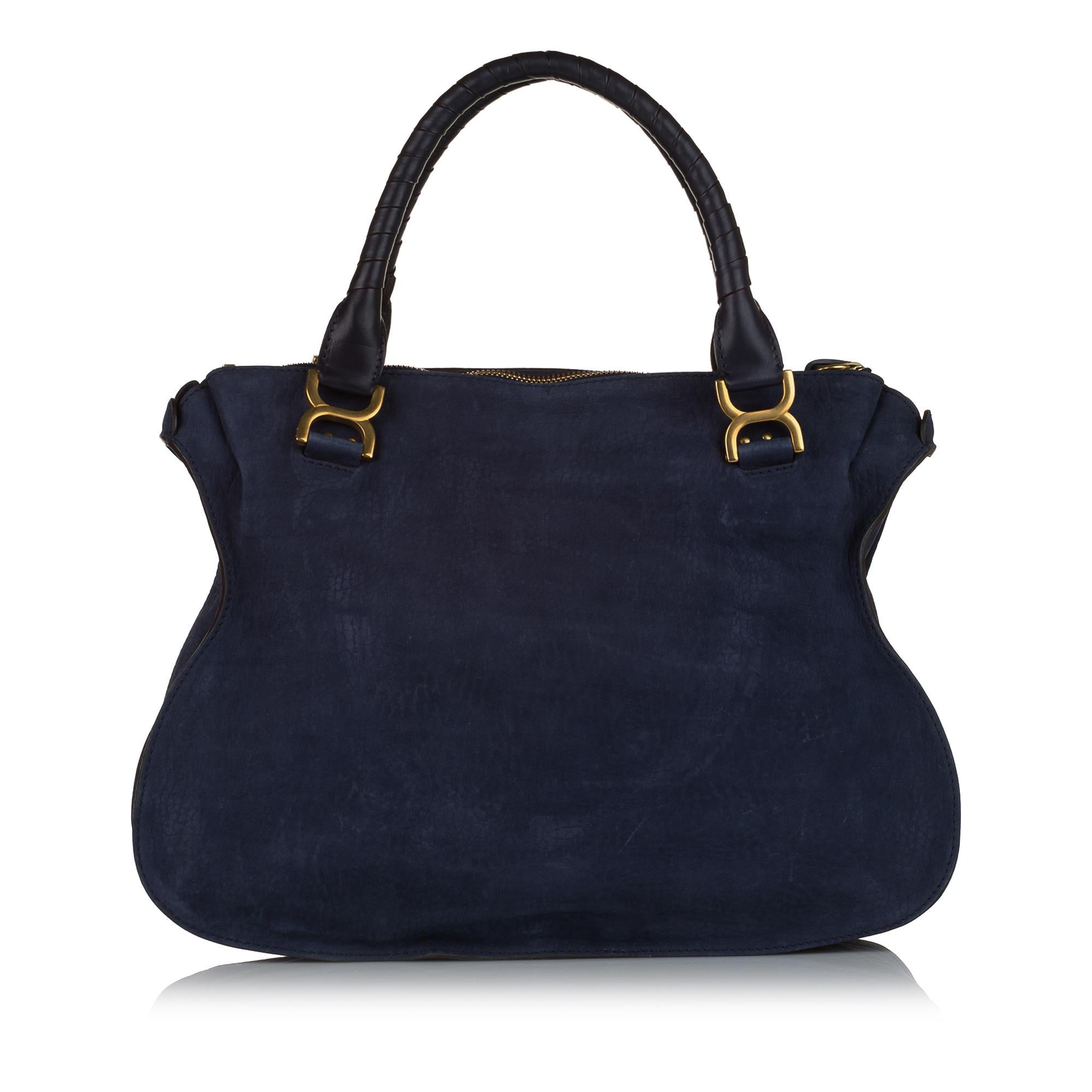 Chloe Marcie Leather Tote Bag (SHG-33732)