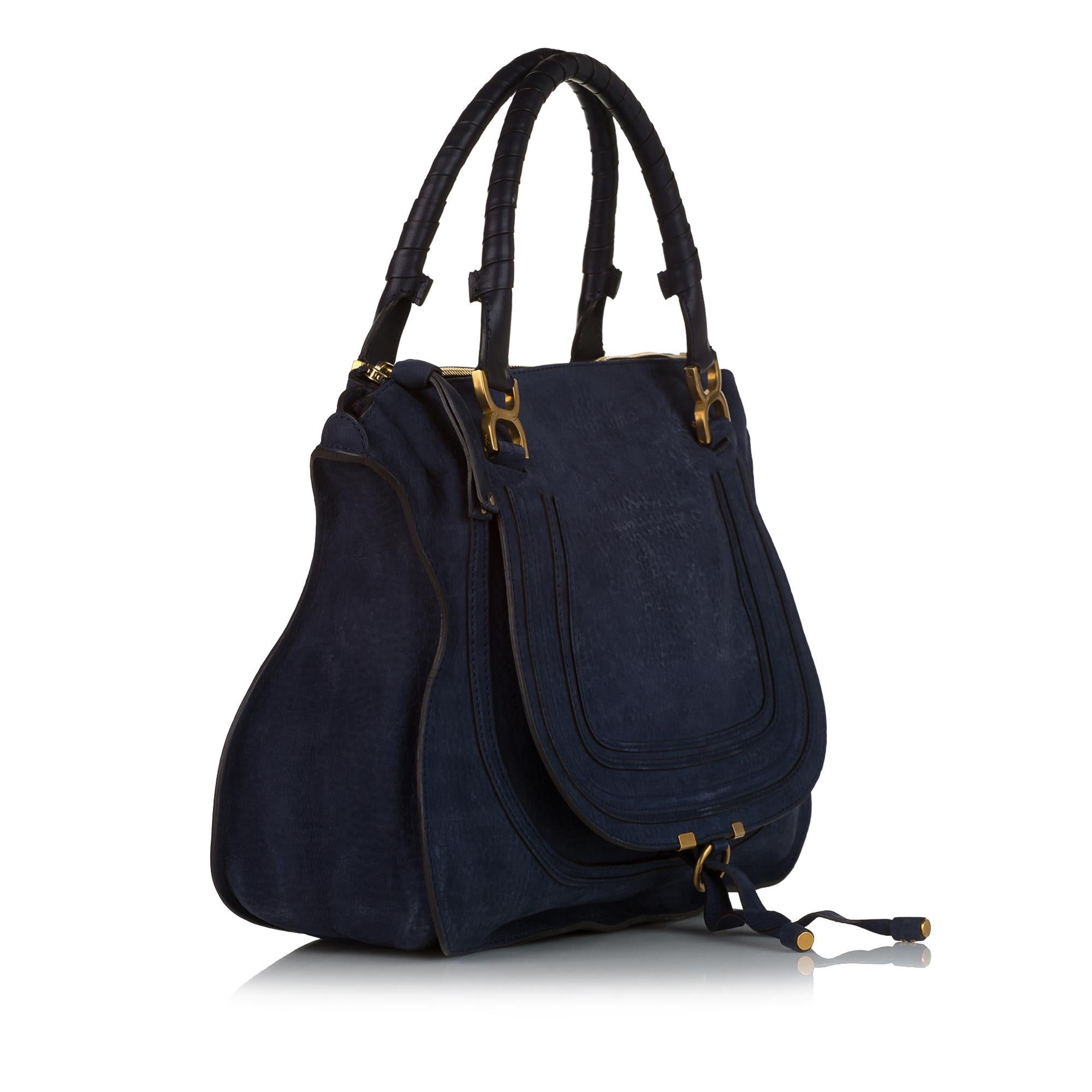 Chloe Marcie Leather Tote Bag (SHG-33732)